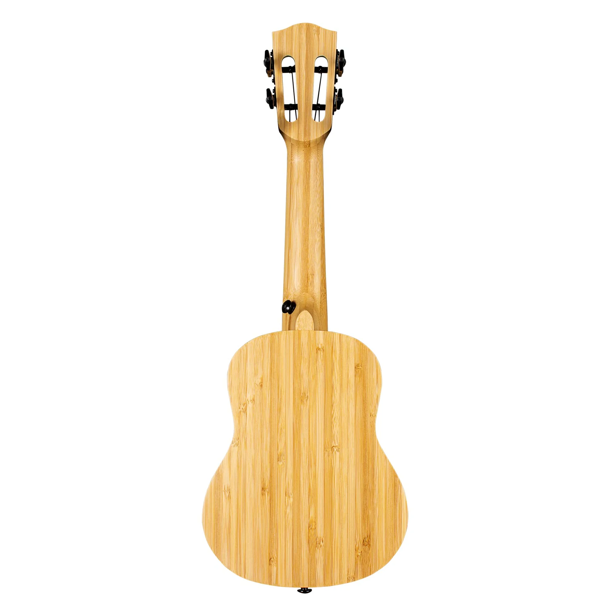 Cascha Ukulele soprano bambù naturale per adulti e bambini, con 3 plettri e custodia imbottita, ukulele in bambù per principianti o esperti, corde in carbonio di alta qualità