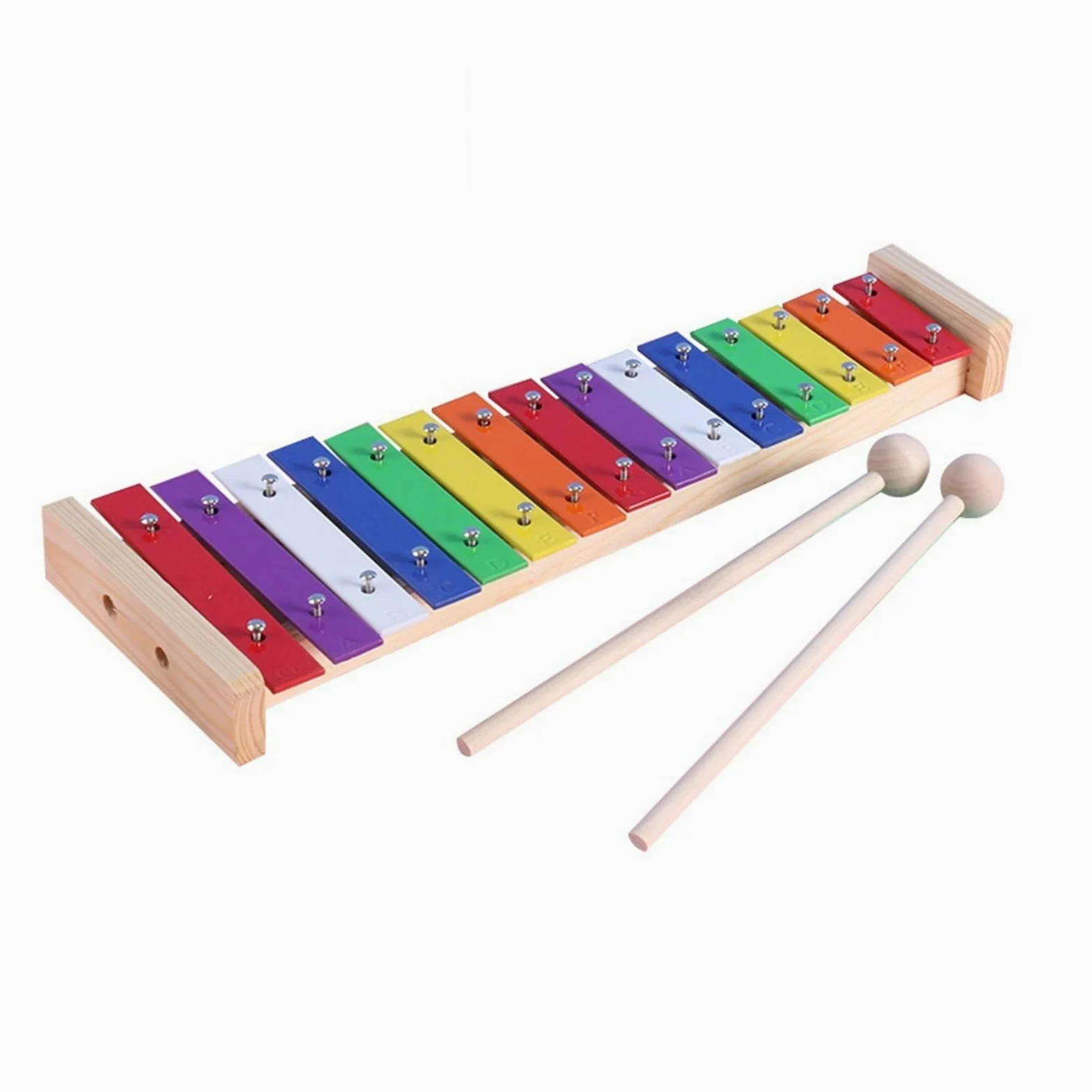 xilofono Strumento Musicale A Percussione Xilofono Battuto A Mano Con Piastra In Alluminio A 15 Toni