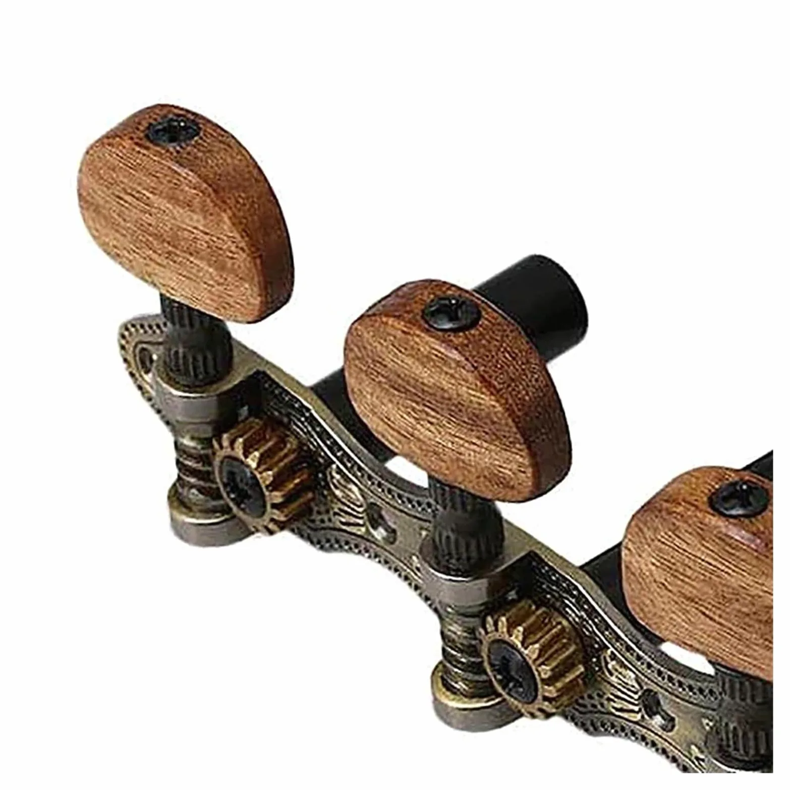 Accordatore Per Chitarra Set di 2 chiavi di accordatura per accordatore per chitarra Parti di ricambio per la testa della macchina per chitarra classica