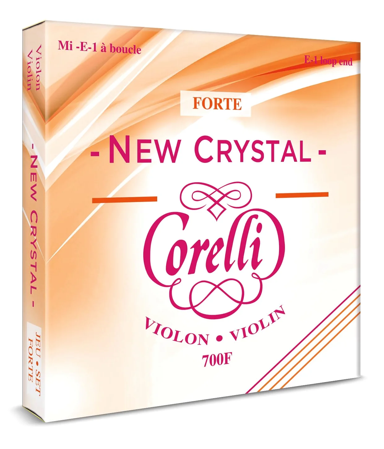 Corelli Corde per Violino Crystal Muta con asola Forte 700F