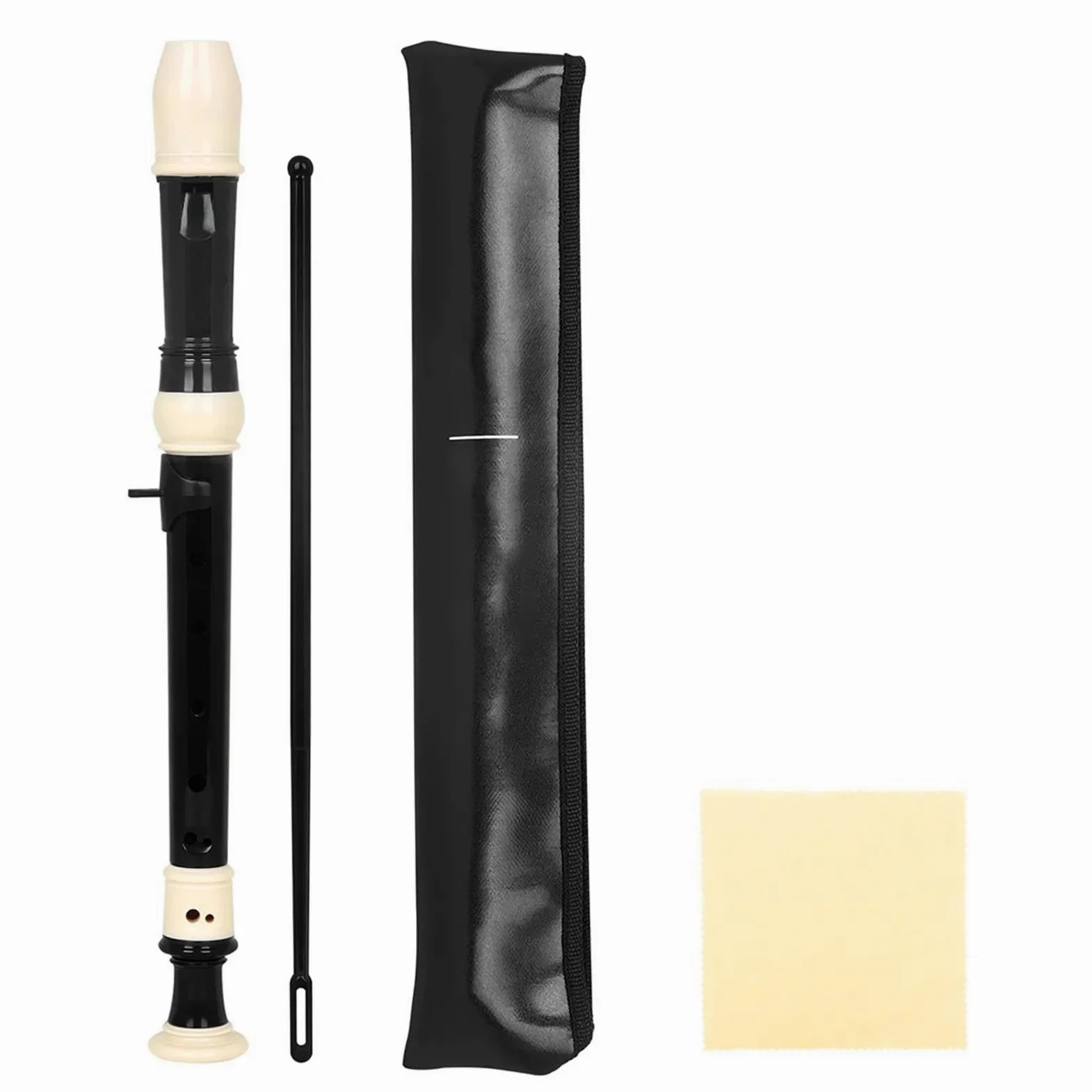 Flauto Dolce Professionale Flauto Dolce Soprano A 8 Fori (chiave Di Do) Set Classico In ABS Da 3 Pezzi Progettato Per I Principianti