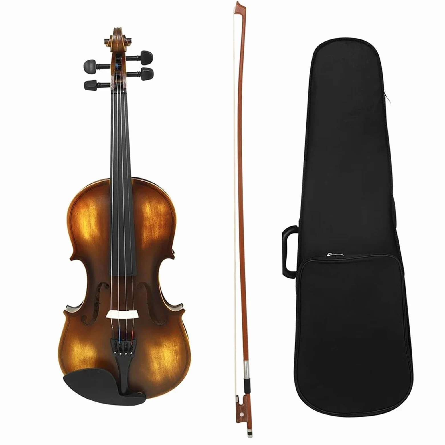 Violino Strumenti Musicali Violino Per Principianti In Tiglio Opaco Strumenti Musicali A Corda Professionali Con Accessori