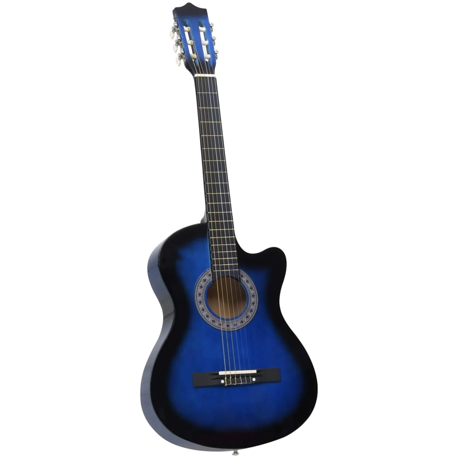 Lechnical Set Chitarra Classica Western 12 pz con 6 Corde Blu 38",Arte e Svago,Hobby e Arti Creative,Strumenti Musicali,Strumenti a Corda,Chitarre-70135