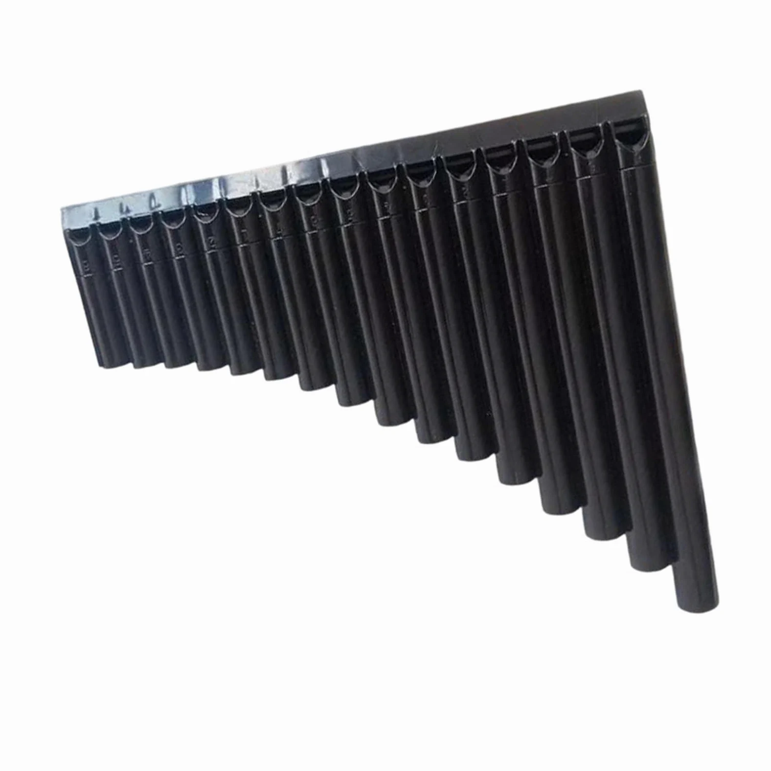 Set Di Flauto Pan In Chiave C Per Insegnamento Professionale 16 Tubi Neri Flauto Pan
