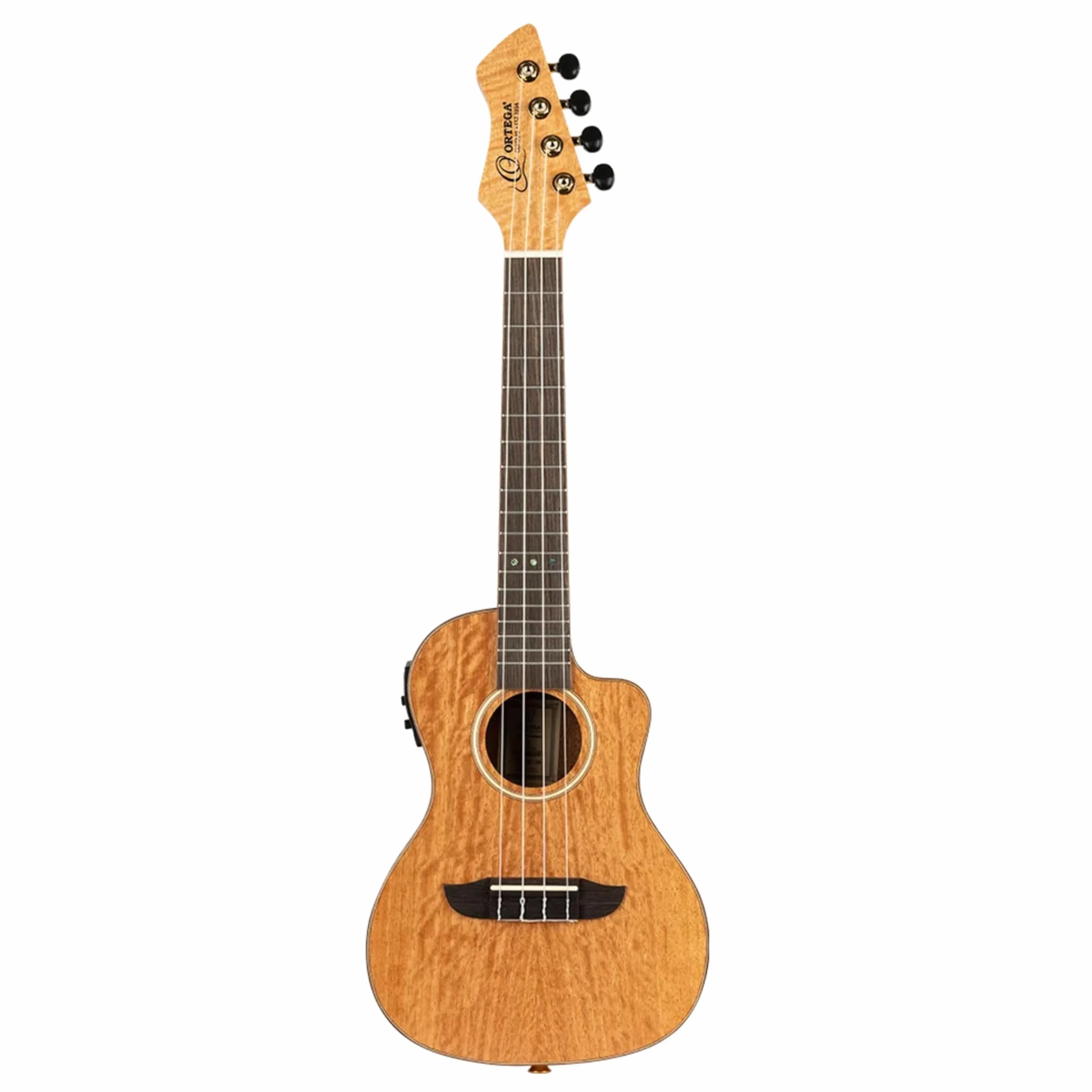 Ortega Guitars Ukulele Concerto Elettro-Acustico – Horizon Series – Gig Bag Inclusa – Mango, Natural (RUMG-CE)