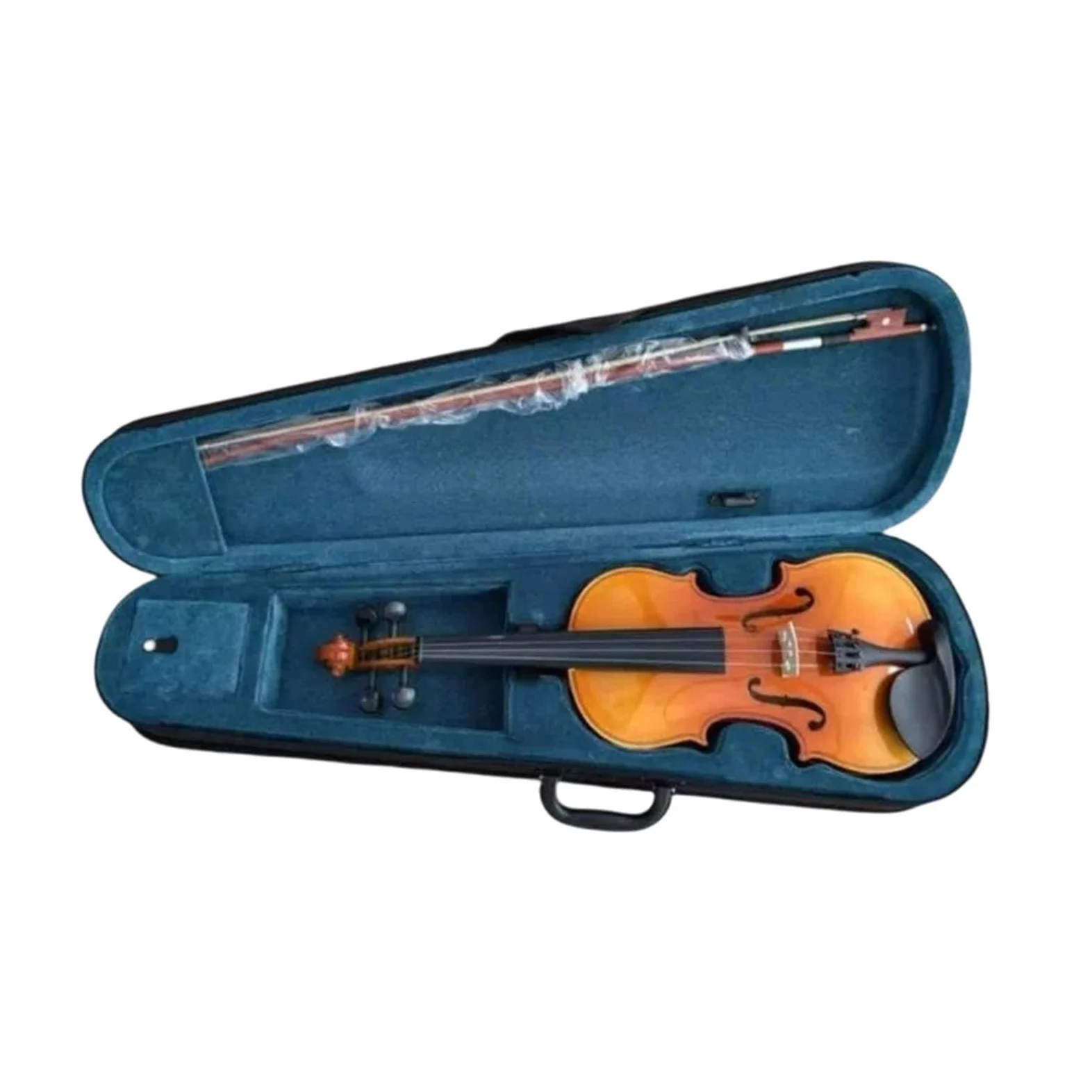 Violini Professionali Set Di Violino Acustico In Legno Massello Dimensioni Standard Con Custodia Rigida Portatile(Sunset yellow 3-4)