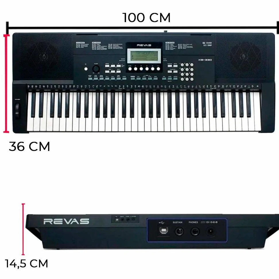 Medeli M17 Tastiera Musicale Portatile 61 Tasti Dinamici