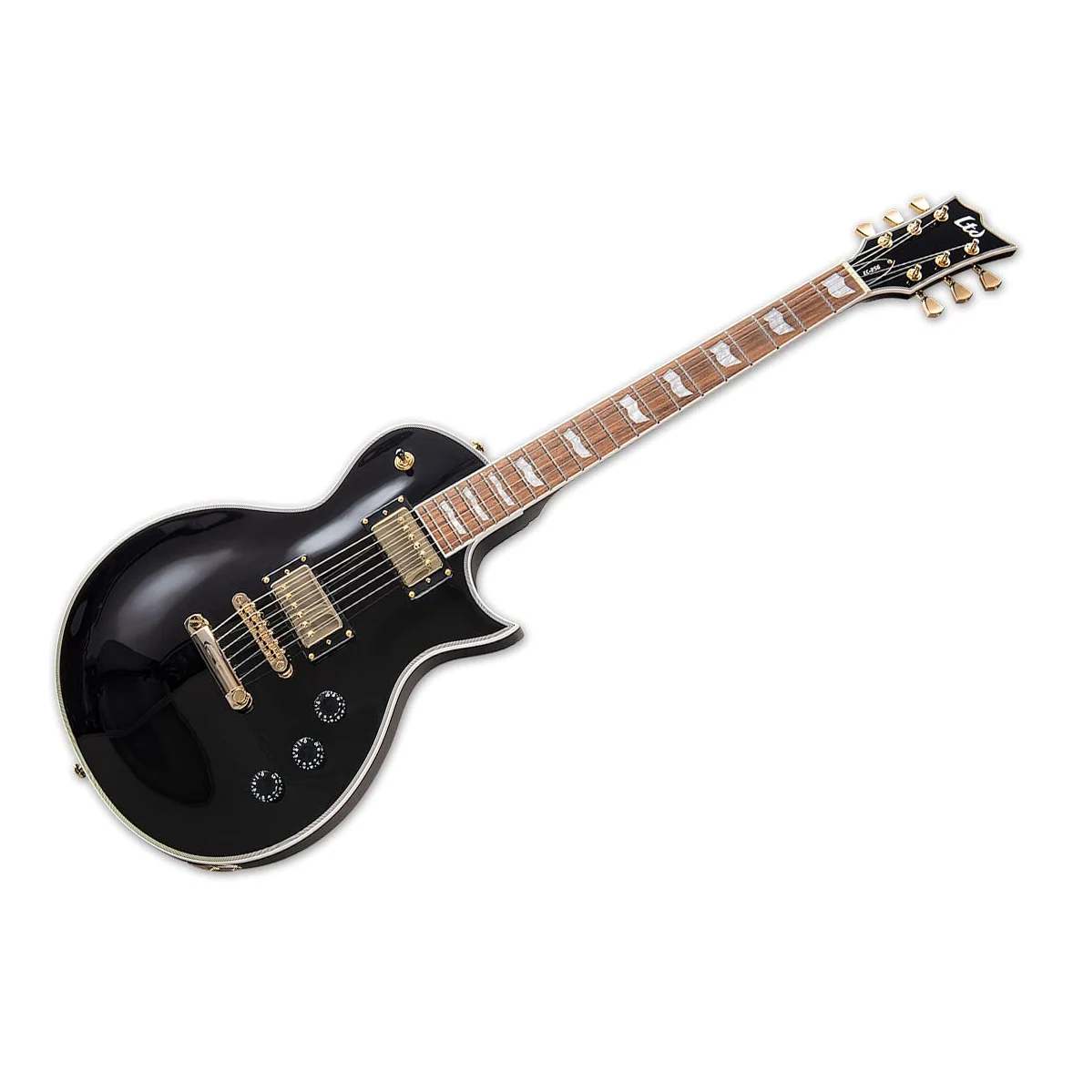 LTD EC-256 BLK Chitarra elettrica Nero + keepdrum Mono cavo jack