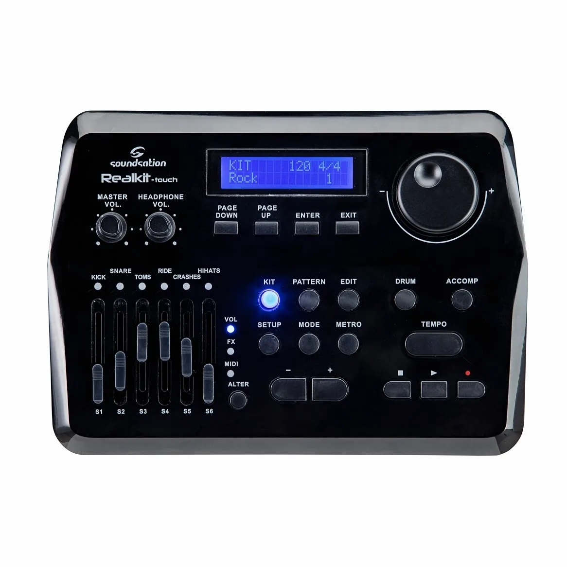 BATTERIA ELETTRONICA SOUNDSATION REALKIT-TOUCH CON PELLE MESH
