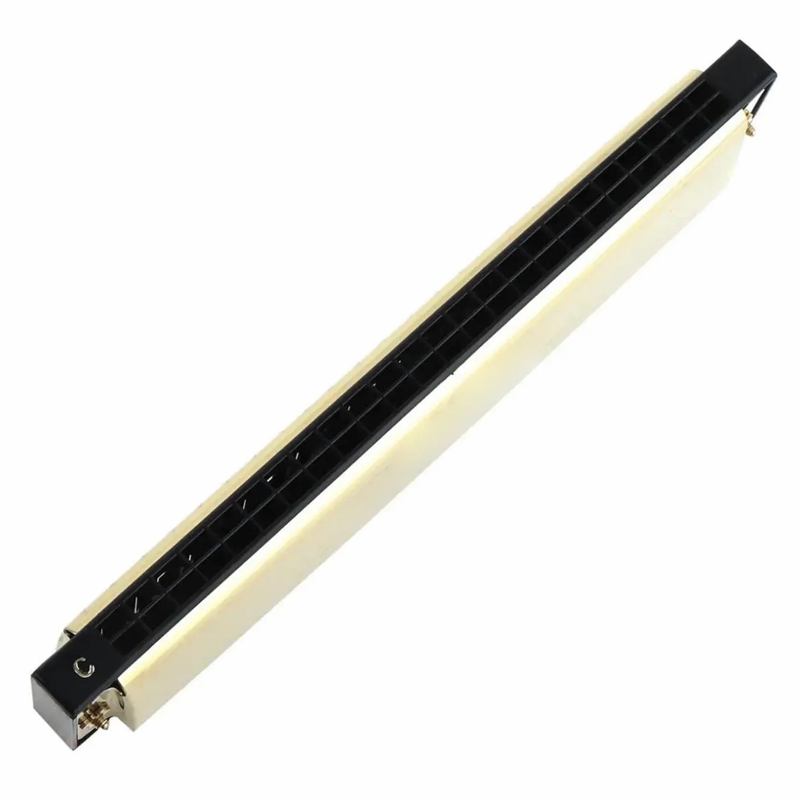 armonica a bocca Strumenti Musicali Per Armonica A Bocca Per Arpa In Oro 24 Fori 8K Titanio Armonica Tremolo Chiave Tono C