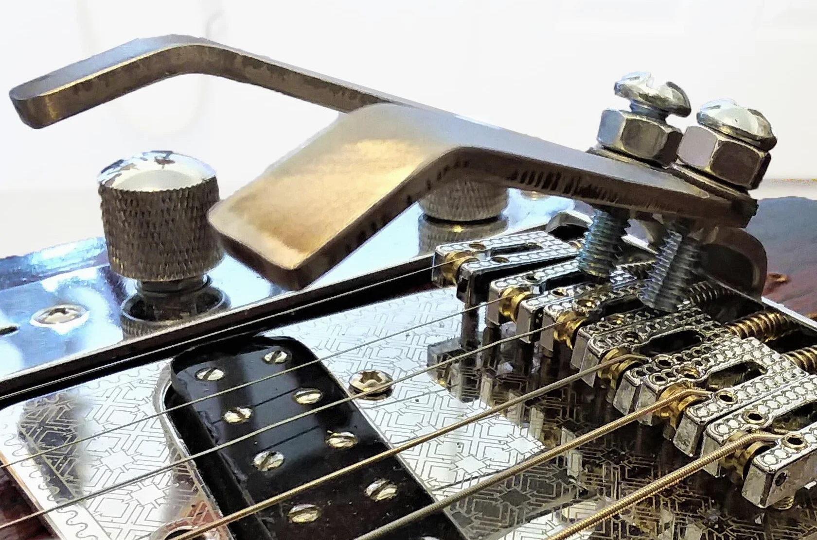 Re-LapZ B-Bender Kit (doppio) – senza foratura After-market String Bender per Lap Steel & Top Load Chitarre Elettriche