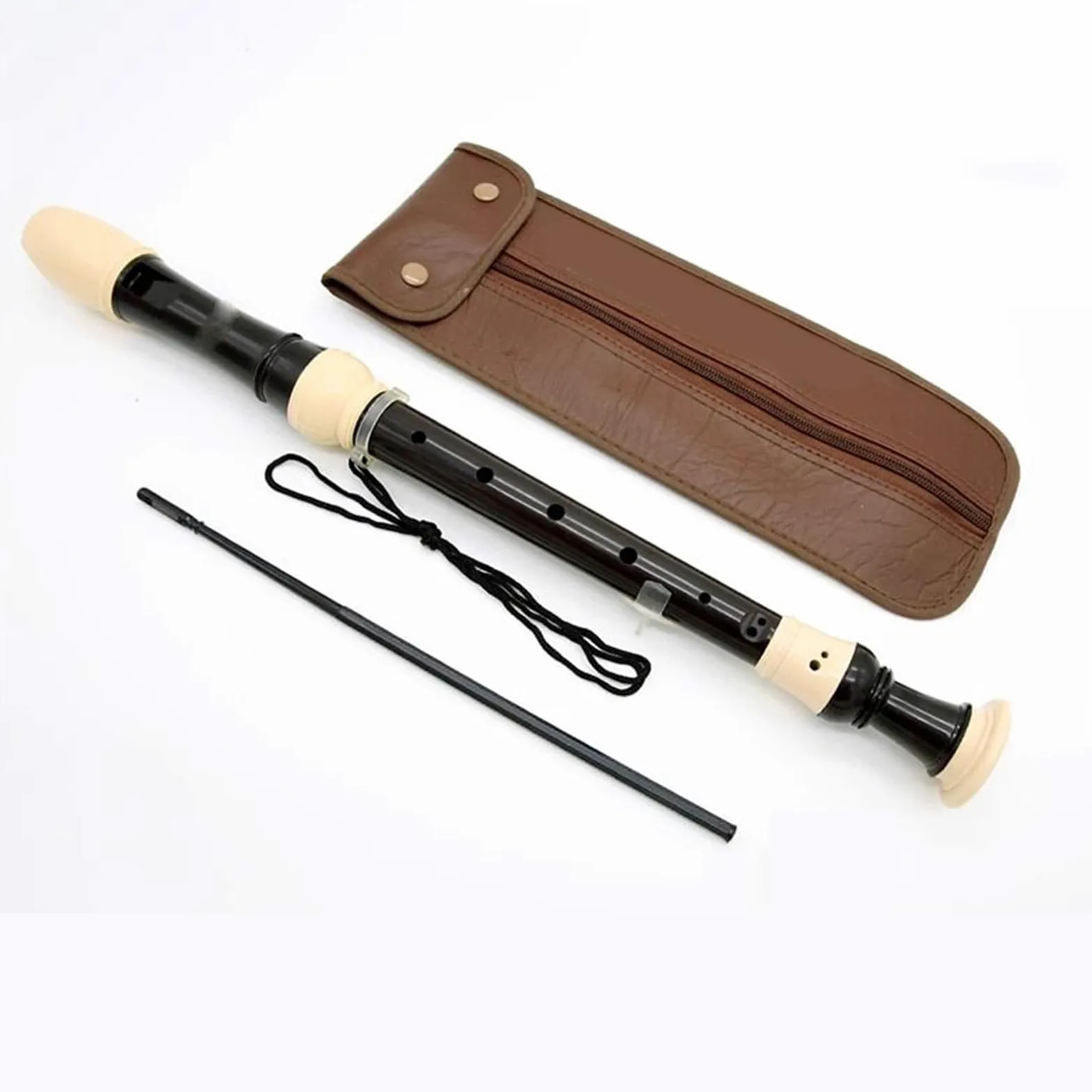 Flauto Dolce Professionale Flauto Dolce Contralto (chiave A 8 Fori Di Diteggiatura Fa Tedesca) Nero