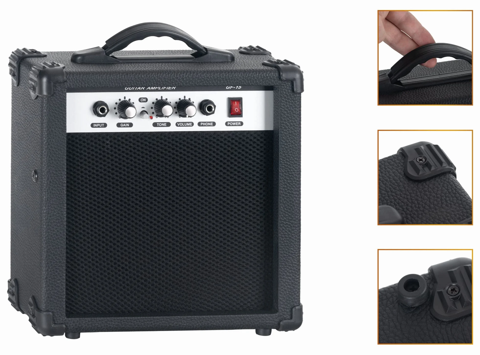 Rocktile Banger's Pack Set Chitarra Elettrica Sunburst - Kit Completo per Chitarre Elttriche con Amplificatore 25W, Custodia Morbida, Cavo, Tracolla, Tremolo, Plettri - Marrone (Vintage Sunburst)