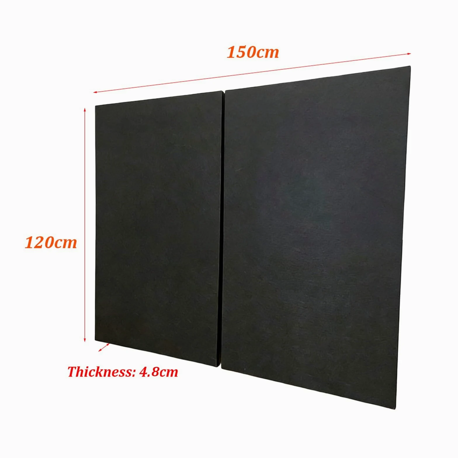 Pannelli acustici insonorizzanti per pianoforte verticale, spessore 4,8 cm, assorbitore acustico per il retro del pianoforte, utilizzabile su entrambi i lati, per un efficace isolamento