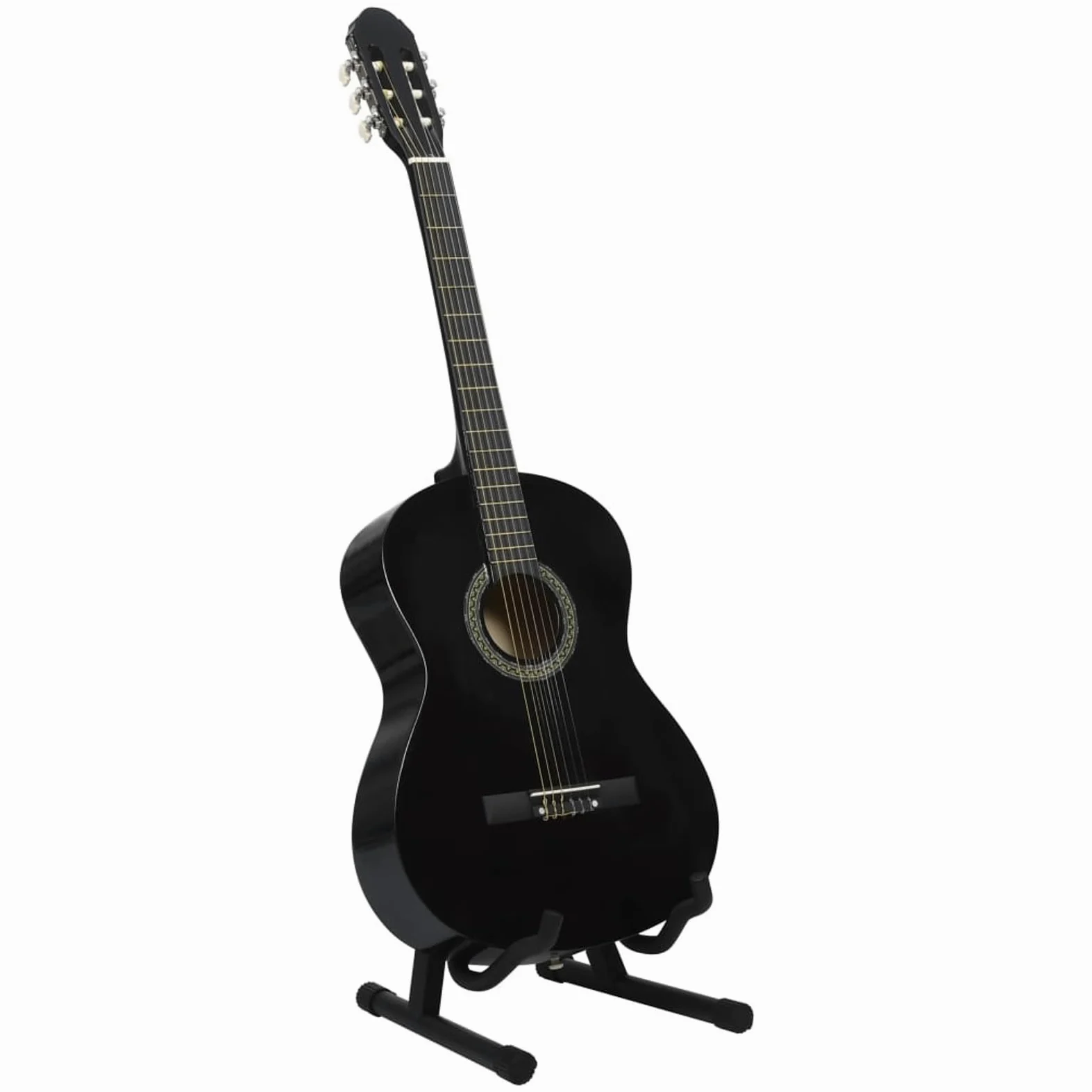 Set Chitarra Classica per Principianti 12 pz Nera 4/4 39",Arte e Svago,Hobby e Arti Creative,Strumenti Musicali,Strumenti a Corda,Chitarre-70111