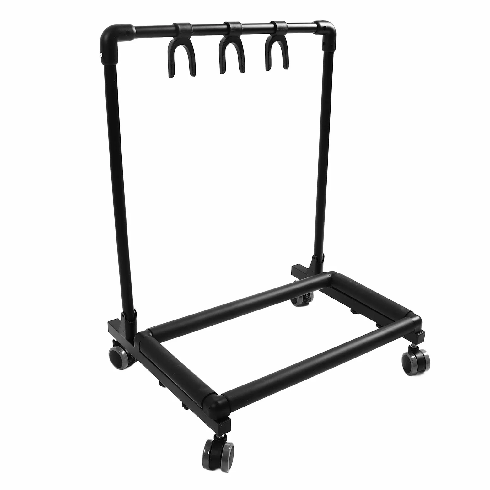 Supporto Multi-chitarra in Metallo Solido Ed Espositore in EVA con Ruote per Chitarristi e Negozi di Musica (FL-13W)