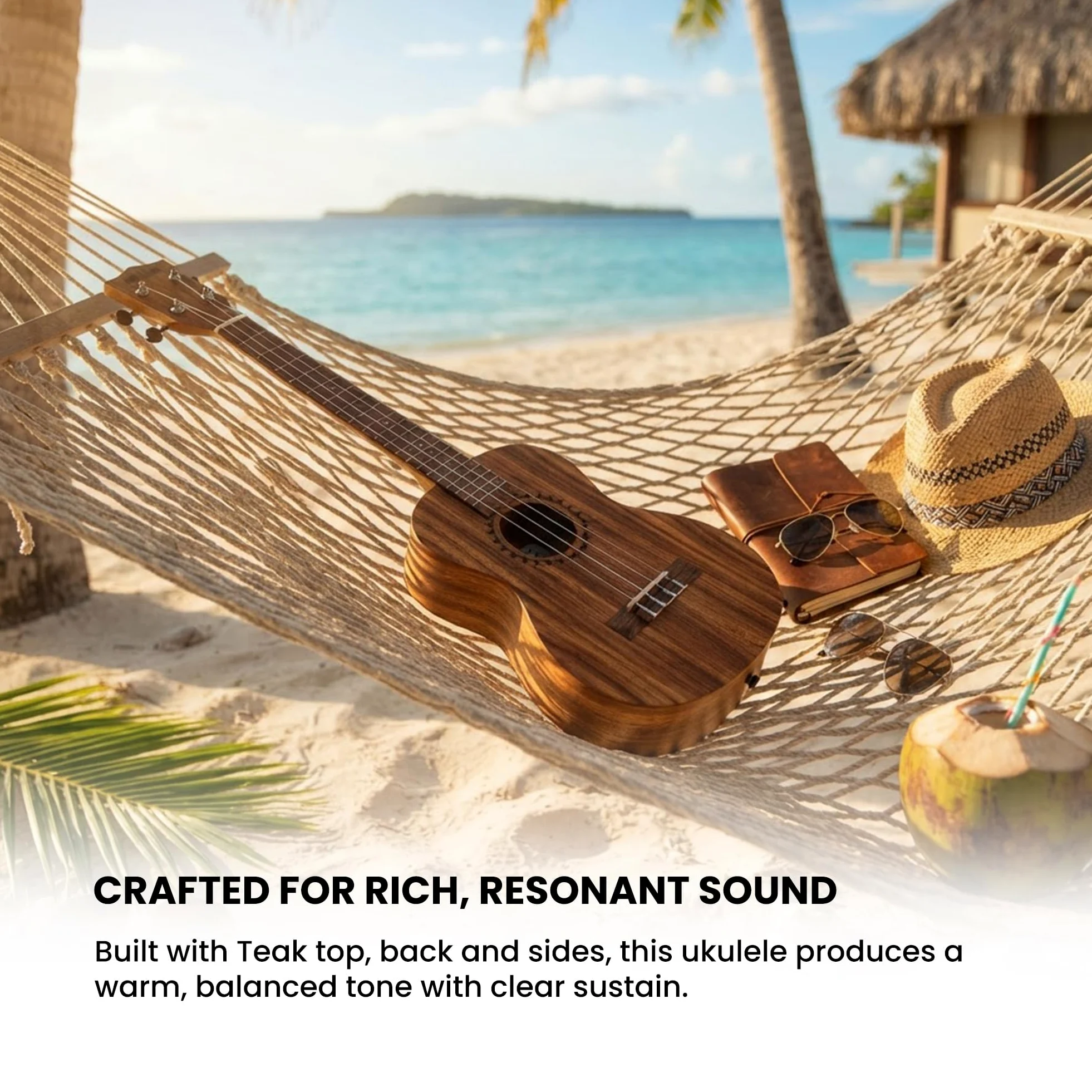 Kala KA-TEAK-T - Ukulele tenore in teak