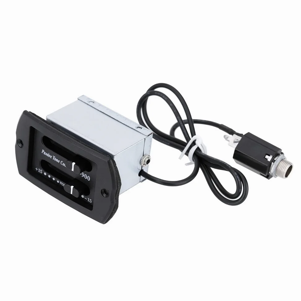 Semplice Pickup per Chitarra Equalizzatore Preamplificatore Sintonizzatore Piezoelettrico Pickup Band Strumento Musicale