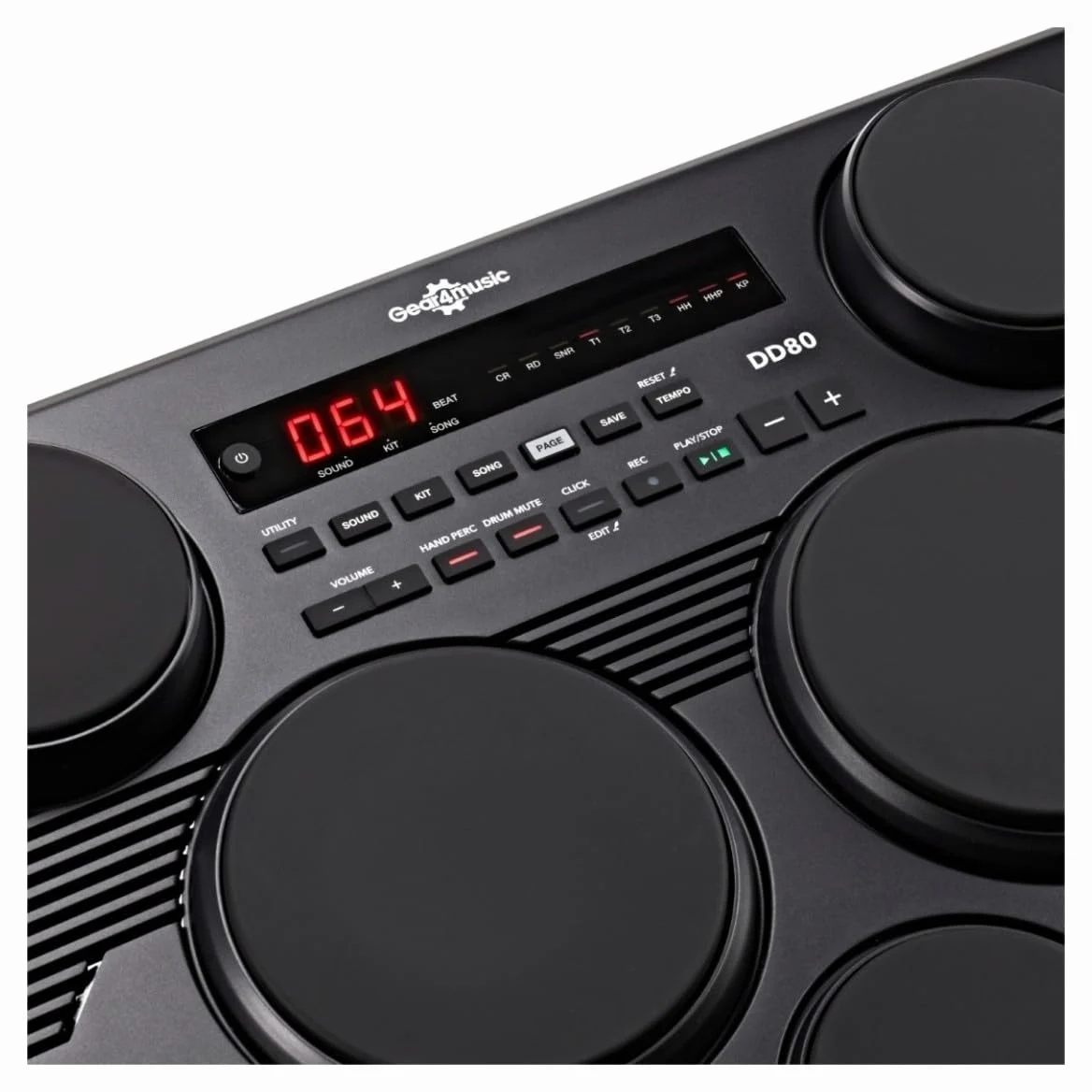 Batteria Elettronica Portatile con Cuffie DD70 di Gear4music