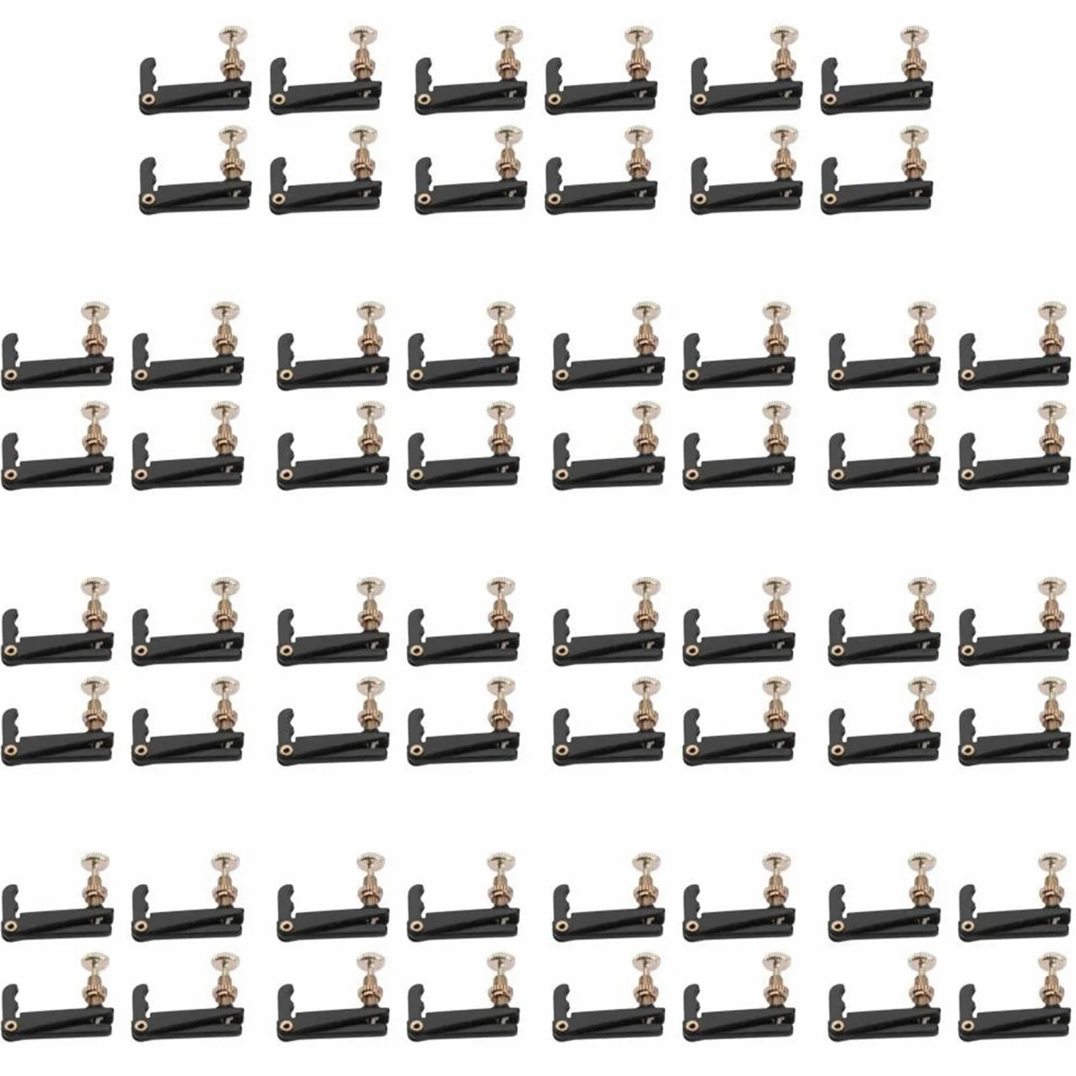 4-100 pz Violino Accordatore Violino Accessori Per Violino 4/4 3/4 Violino Fine Tuner Regolatore Viti di Placcatura In Rame accessori violino per principianti(80pcs)
