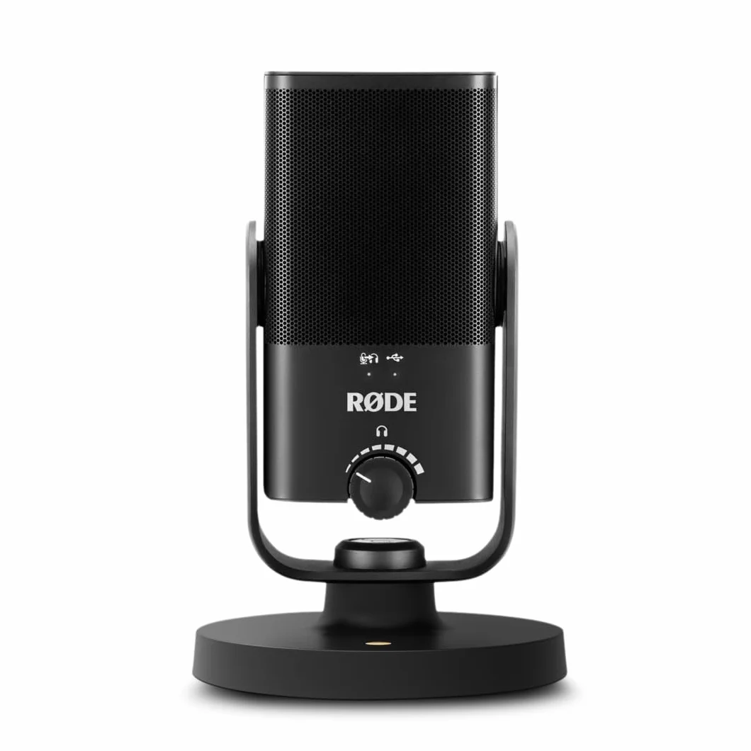 RØDE NT-USB Mini Microfono a Condensatore USB di Qualità da Studio Versatile con Software Gratuito per Podcasting, Streaming, Gaming, Produzione Musicale, Registrazione Vocale e di Strumenti