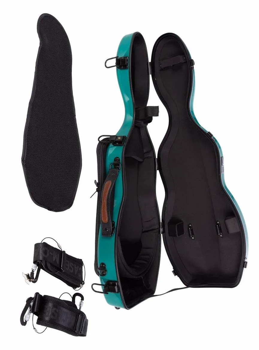 Custodia per violino Fiberglass Ultra Light 4/4 sea green M-Case