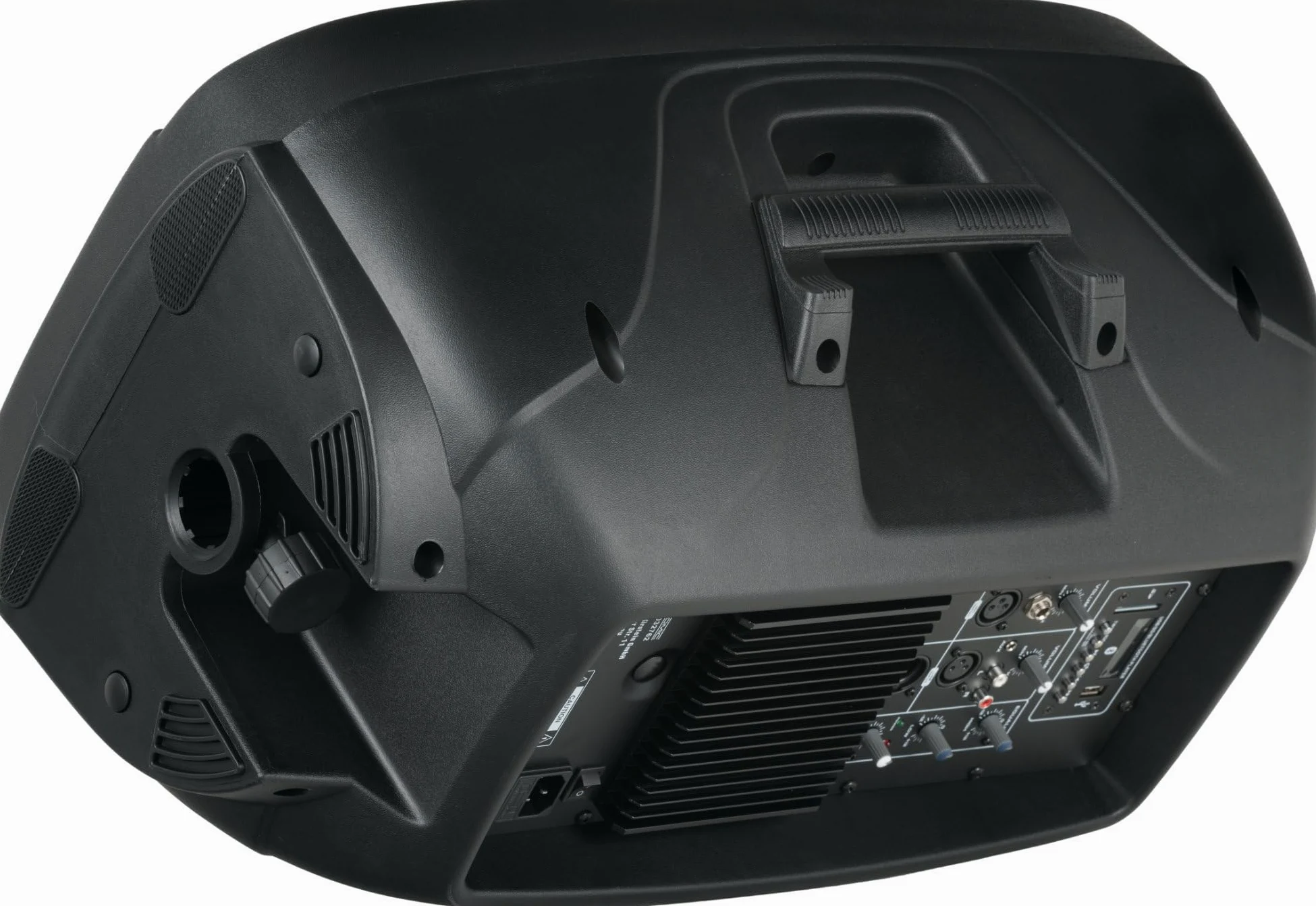 Pronomic 118S-212A Impianto PA Attivo - set PA attivo con 1 subwoofer da 18" e 2 satelliti da 12" - 600 watt potenza totale (RMS) - inclusi supporti per casse e cavi da 10m
