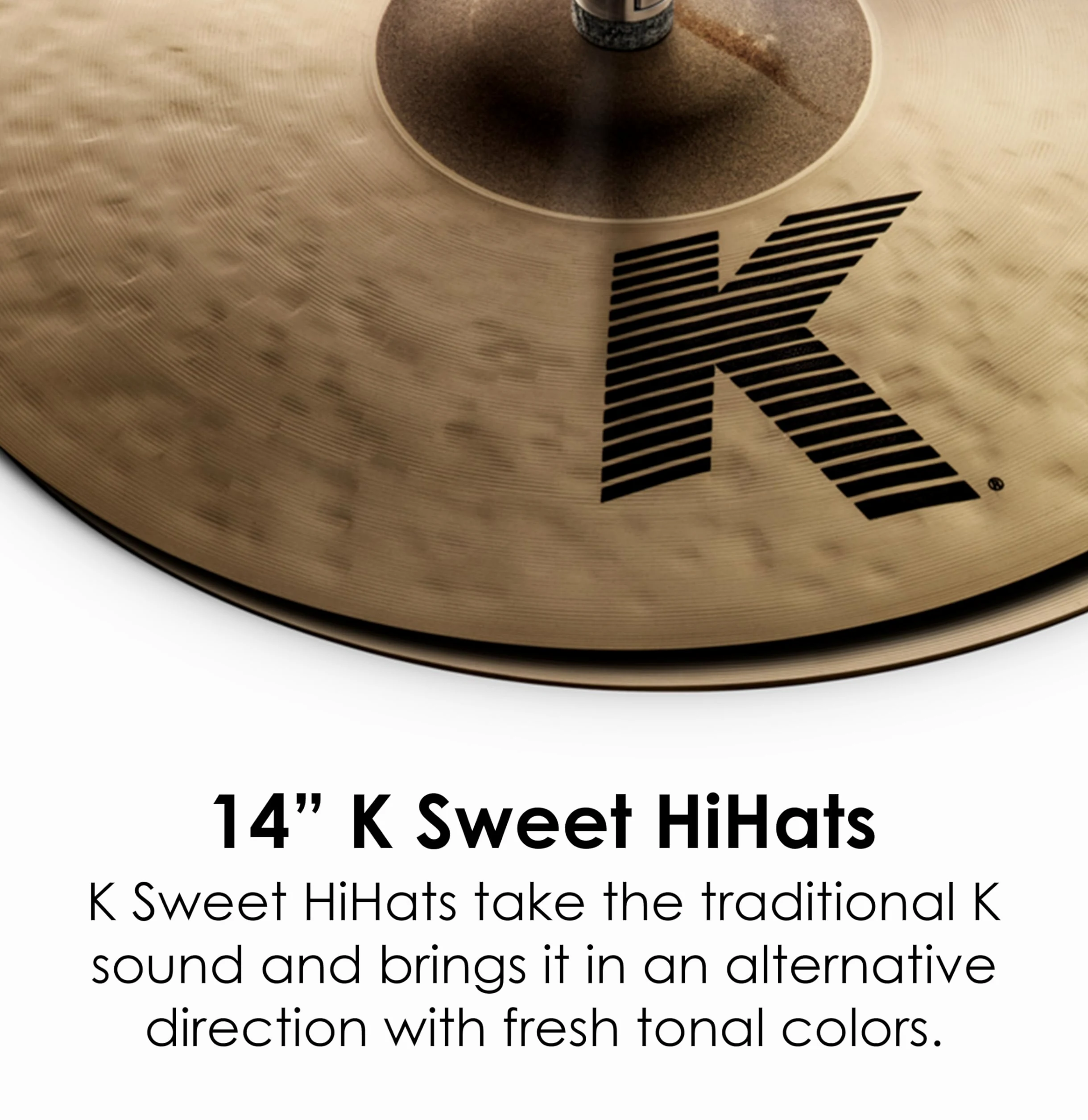 Zildjian K Custom Series - 14" Sweet Hi Hat Pair