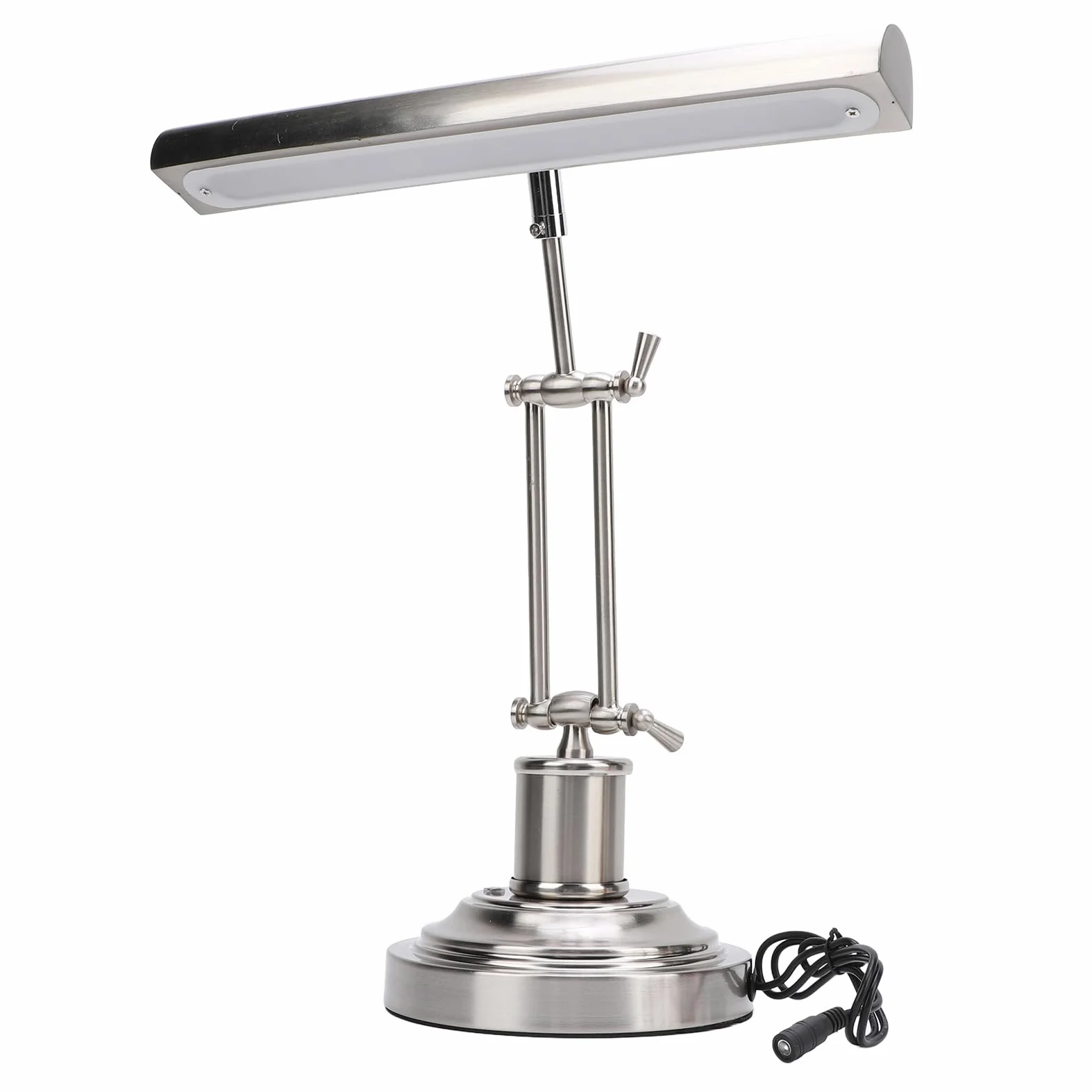 SENECESLI Lampada per Pianoforte per Pianoforte a Coda e Verticale, Lampada per Pianoforte in Metallo con 3 modalità Colore per Pianoforti da Supporto, Ruotabile a 360° (Spina europea)