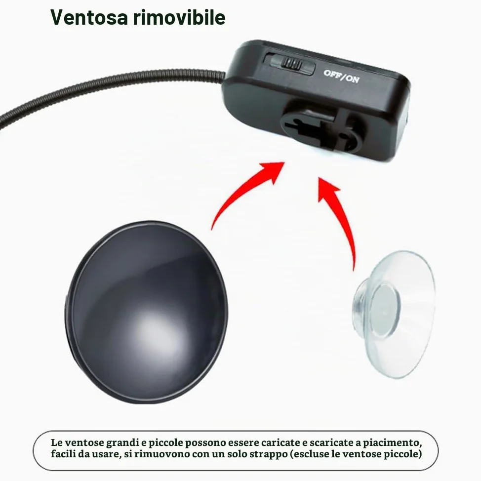 Ricevitore Microfono Wireless per Strumenti 2.4G con Ventosa Staccabile per Chitarra,Violino,Violoncello,Fisarmonica,Altoparlanti,Amplificatore vocale,Microfono per riduzione del Rumore dal