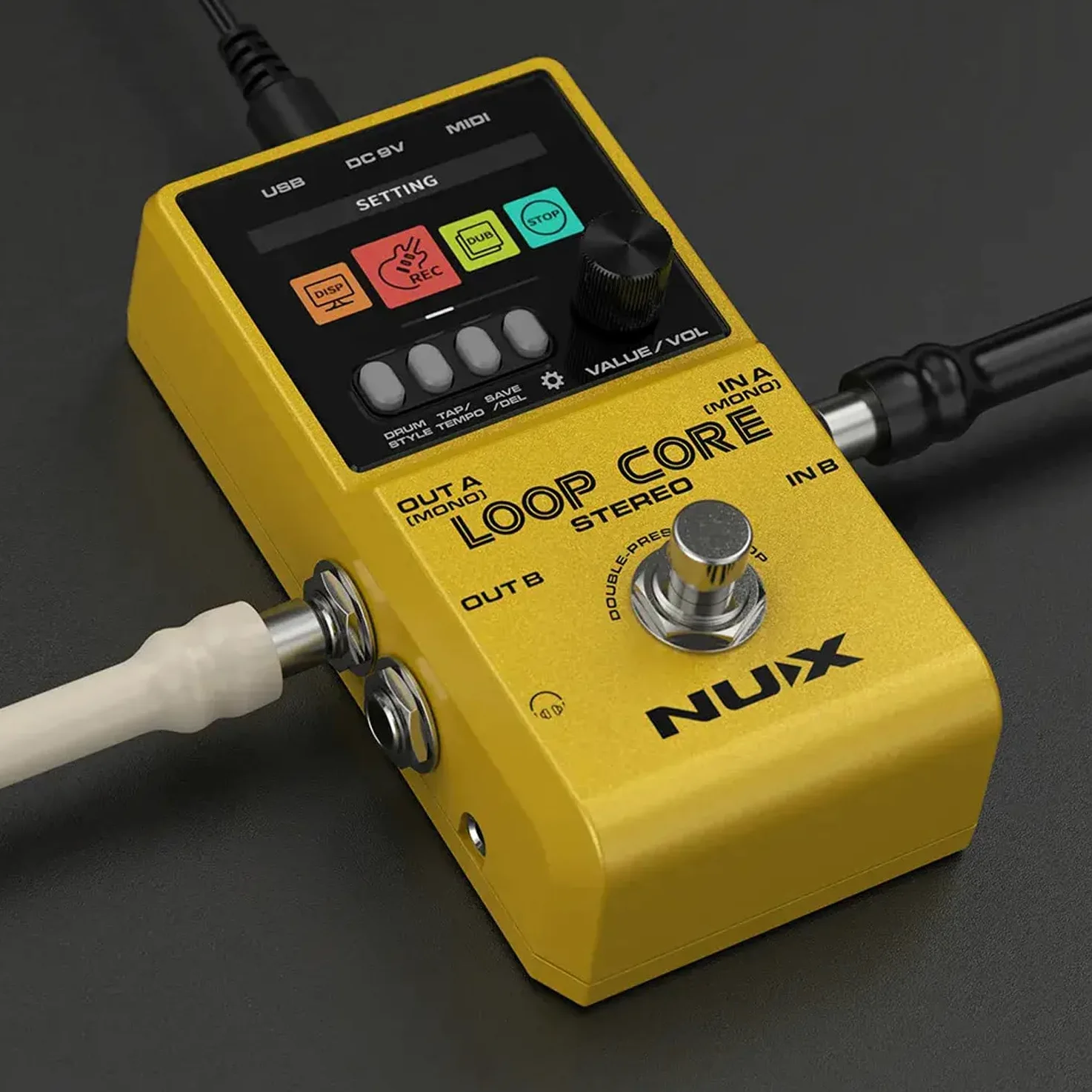 Nux Loop Core - Dispositivo stereo per chitarra e basso + alimentatore di rete Keepdrum