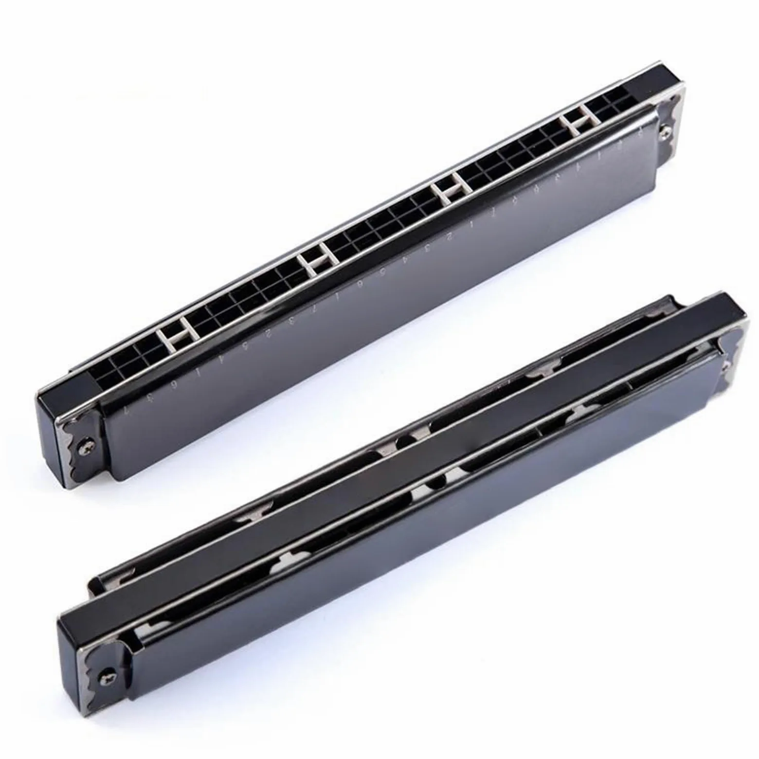 Strumento Organetto A Bocca Tremolo Armonica A 24 Fori Vendita Chiave Di Do Per Principianti #C/D/#D/E/F/#F/G/#G/A/#A/B armonica a bocca professionale (Color : Key of E)