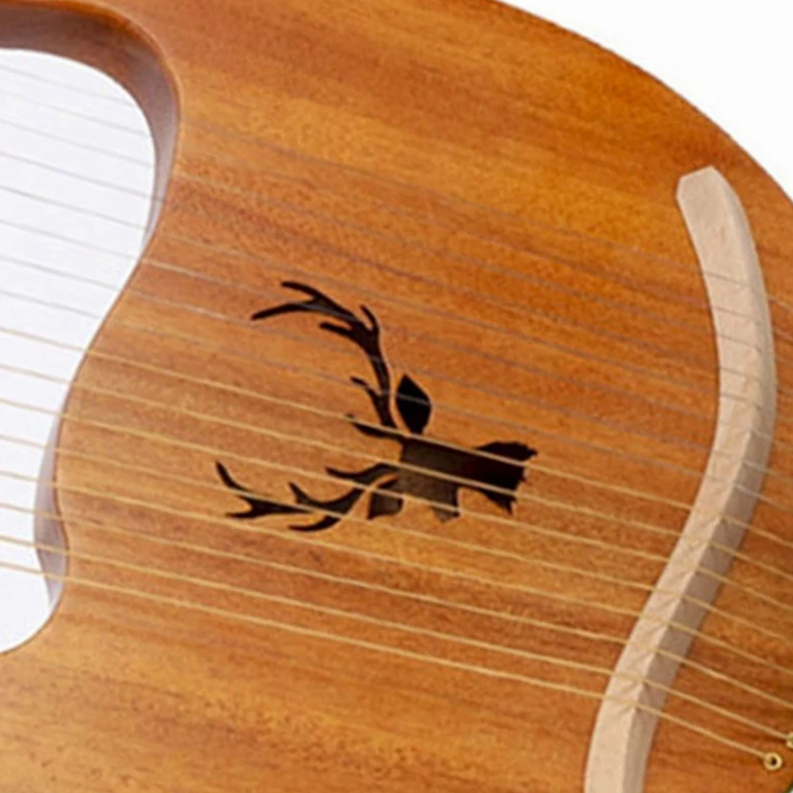 Arpa portatile Arpa in legno mogano Arpa 16 corde Arpa 16 toni Strumento musicale lira portatile