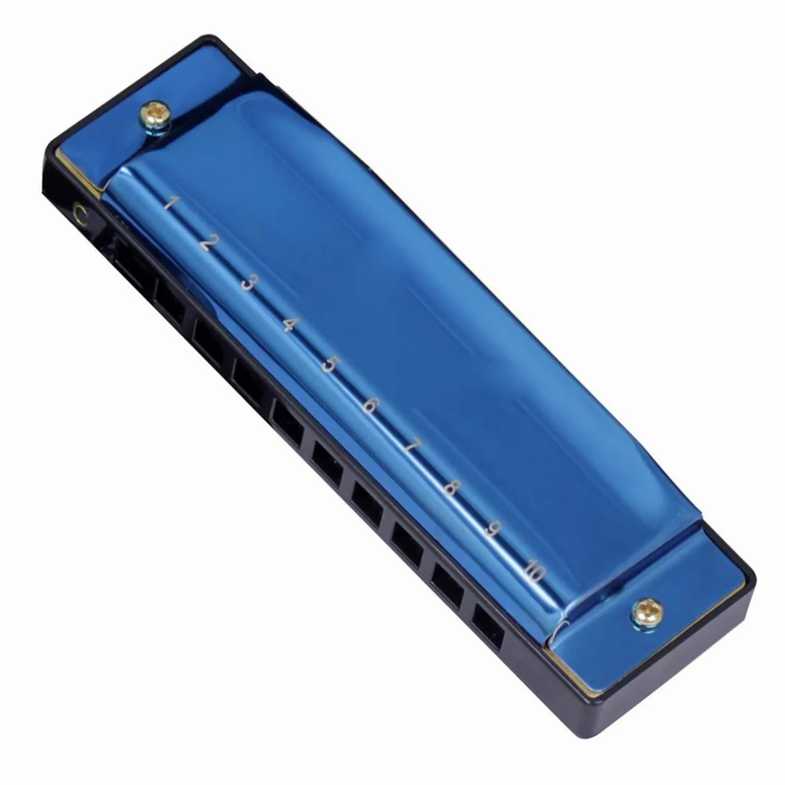 armonica a bocca Armonica A 10 Fori 20 Toni Armonica A Chiave C Blu Organetto A Bocca Adatto Per Gli Appassionati Di Musica Strumento