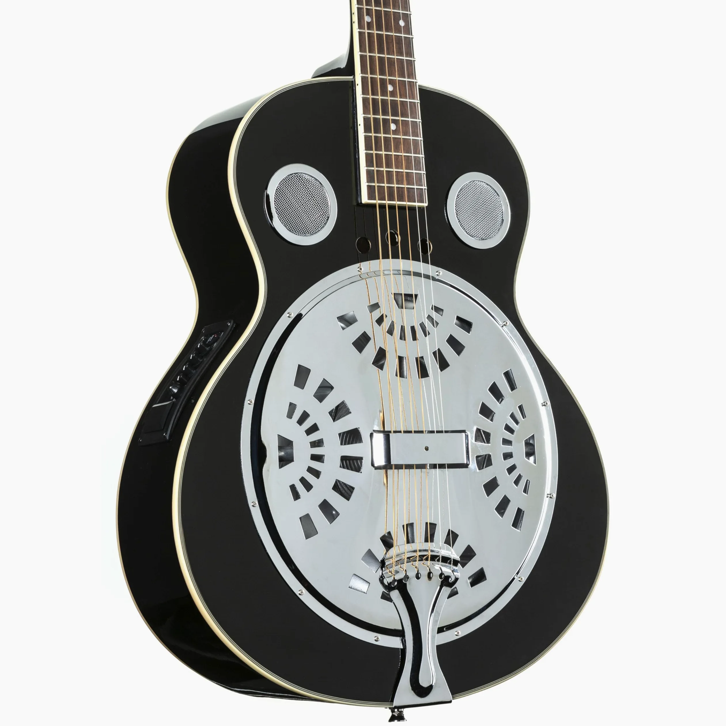 Red Hill Resonator Guitar Black - Chitarra resofonica