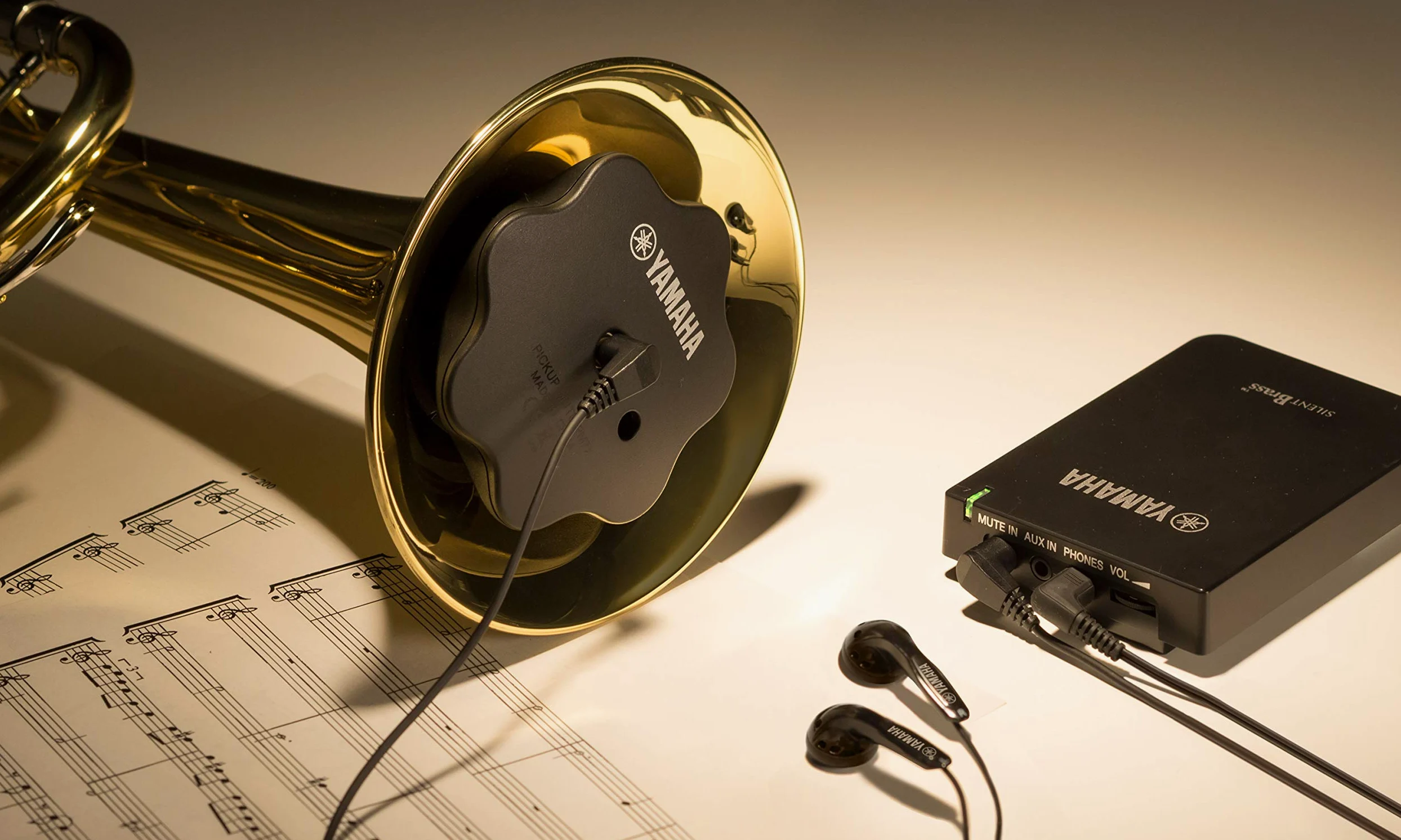 Yamaha SILENT SB7X-2 - Sordina per tromba in ottone, sistema completo