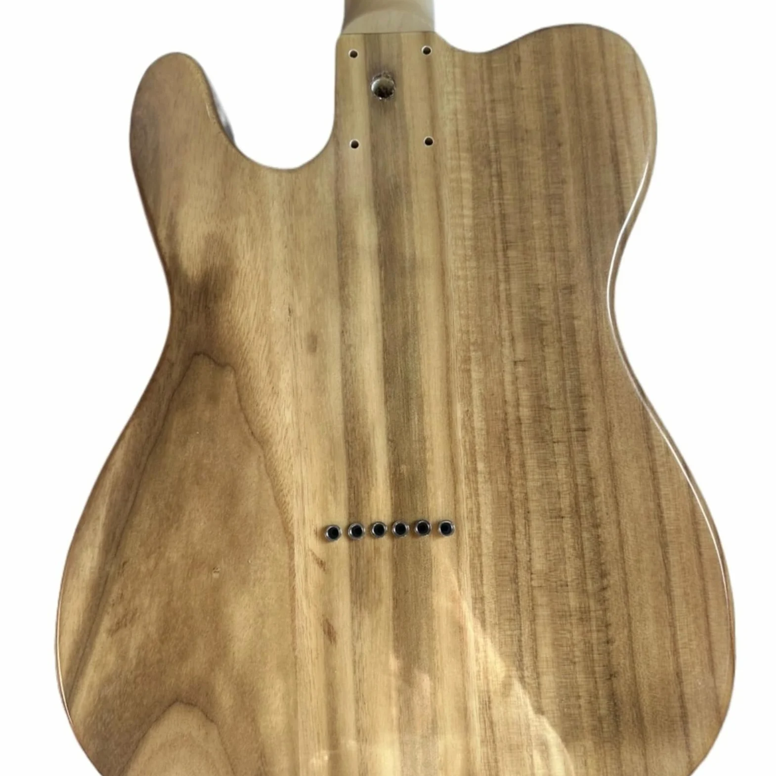 Compatibile for chitarra elettrica a 12 corde da 40 pollici, corpo in botte di Paulownia e manico in acero con parti di costruzione fai-da-te non finite