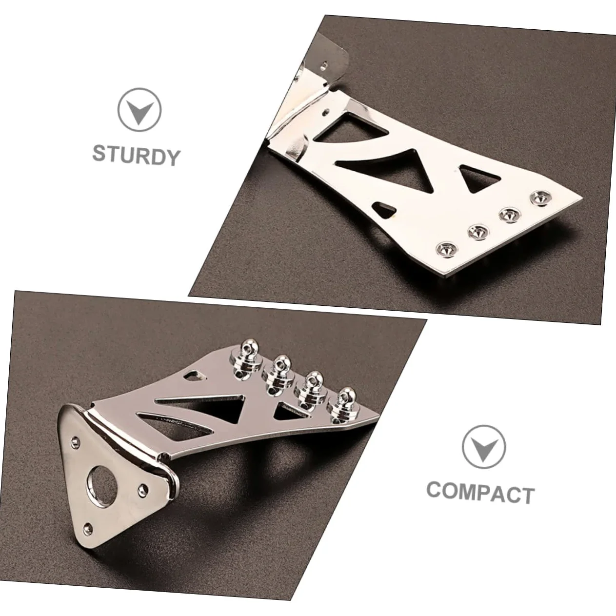 ifundom 4pezzi Metal Banjo Tailpiece Per Chitarra Accessorio Strumentale Per Banjo Corde Migliora Tonalità e Volume Design Classico e Resistente