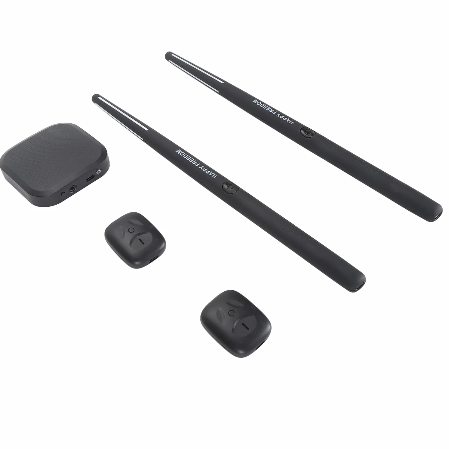 Set di Batteria Ad Aria, Set di Batteria Virtuale Portatile e Coinvolgente per Esterni con Rilevamento del Movimento 3D