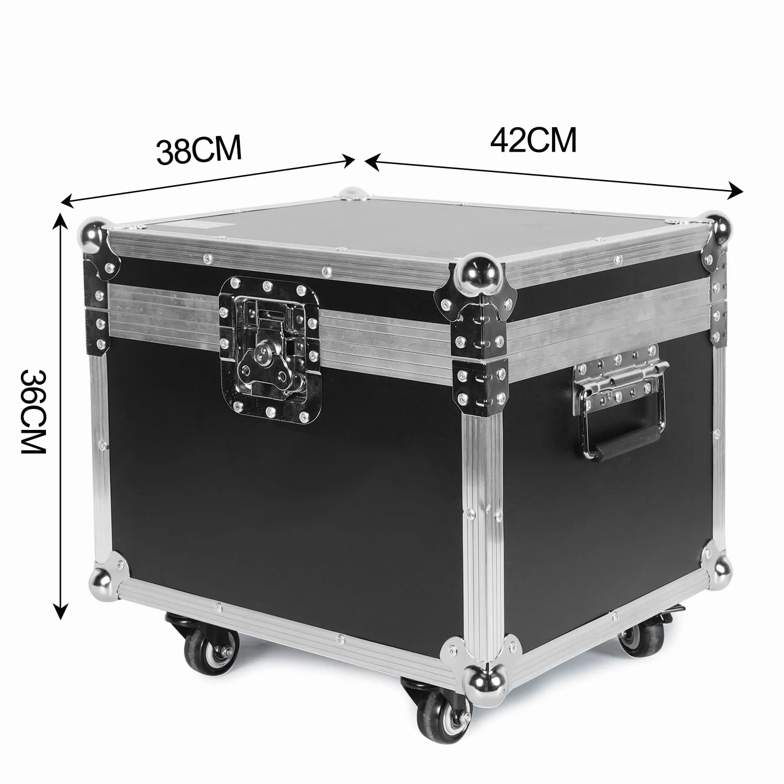 Flight Case per 4 pezzi Luce da Palco Beam LED 30W Flightcase 42 x 38 x 36 cm