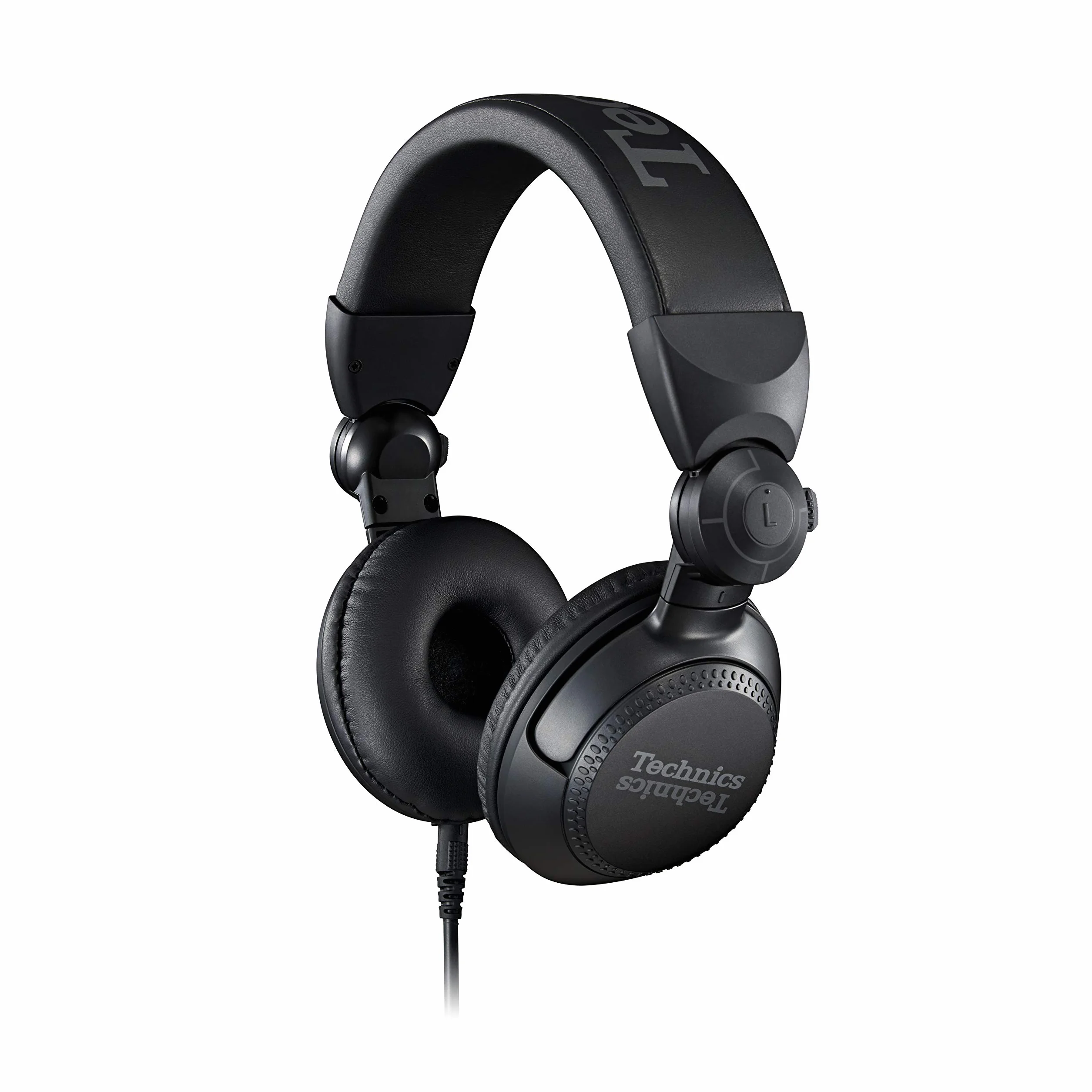 Technics EAH-Dj1200 Cuffie DJ a Padiglione con Filo, Leggere e Pieghevoli, con Driver da 40 mm, Padiglioni Rotabili fino a 270°, Taglia Unica, Nero