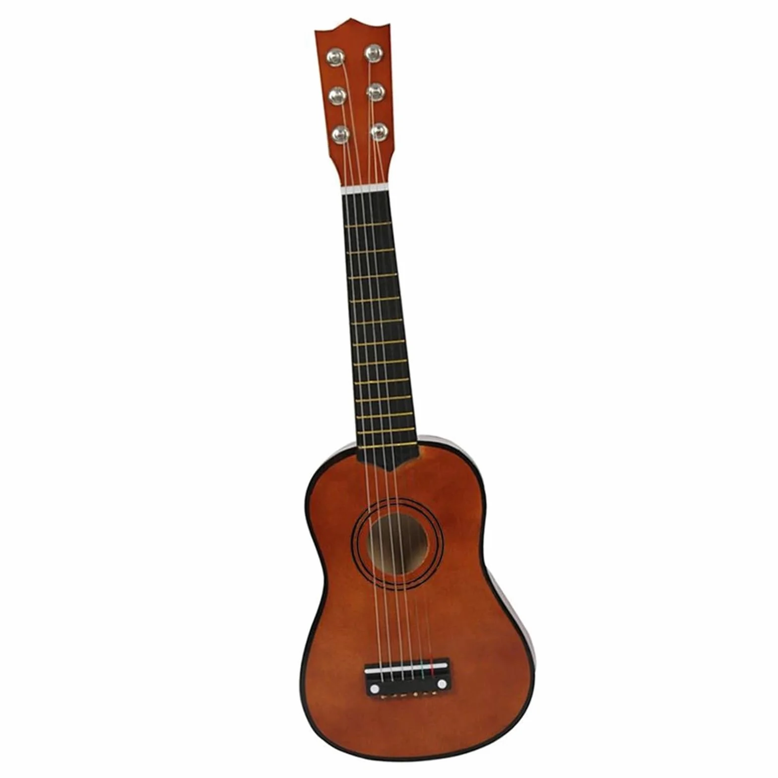 Ukulele per principianti 53,3 cm ukulele in tiglio 6 corde piccolo basso chitarra acustica strumenti musicali (marrone)