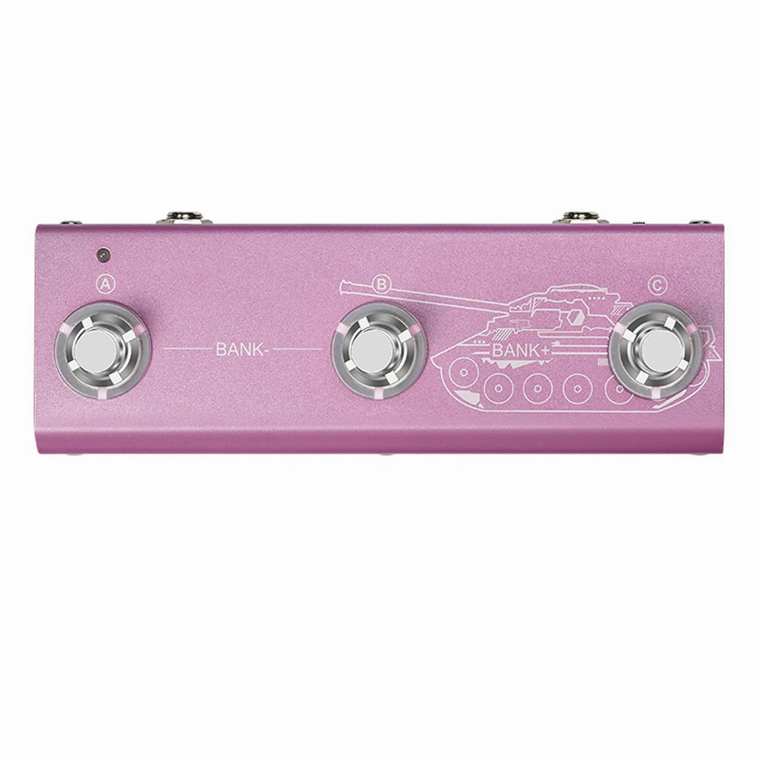 Piccolo Vari Effetti Chitarra Processore con 20 Modelli Costruito In Batteria 1450mAh Adatto per Live Portatile Chitarra Processore Alluminio Housing