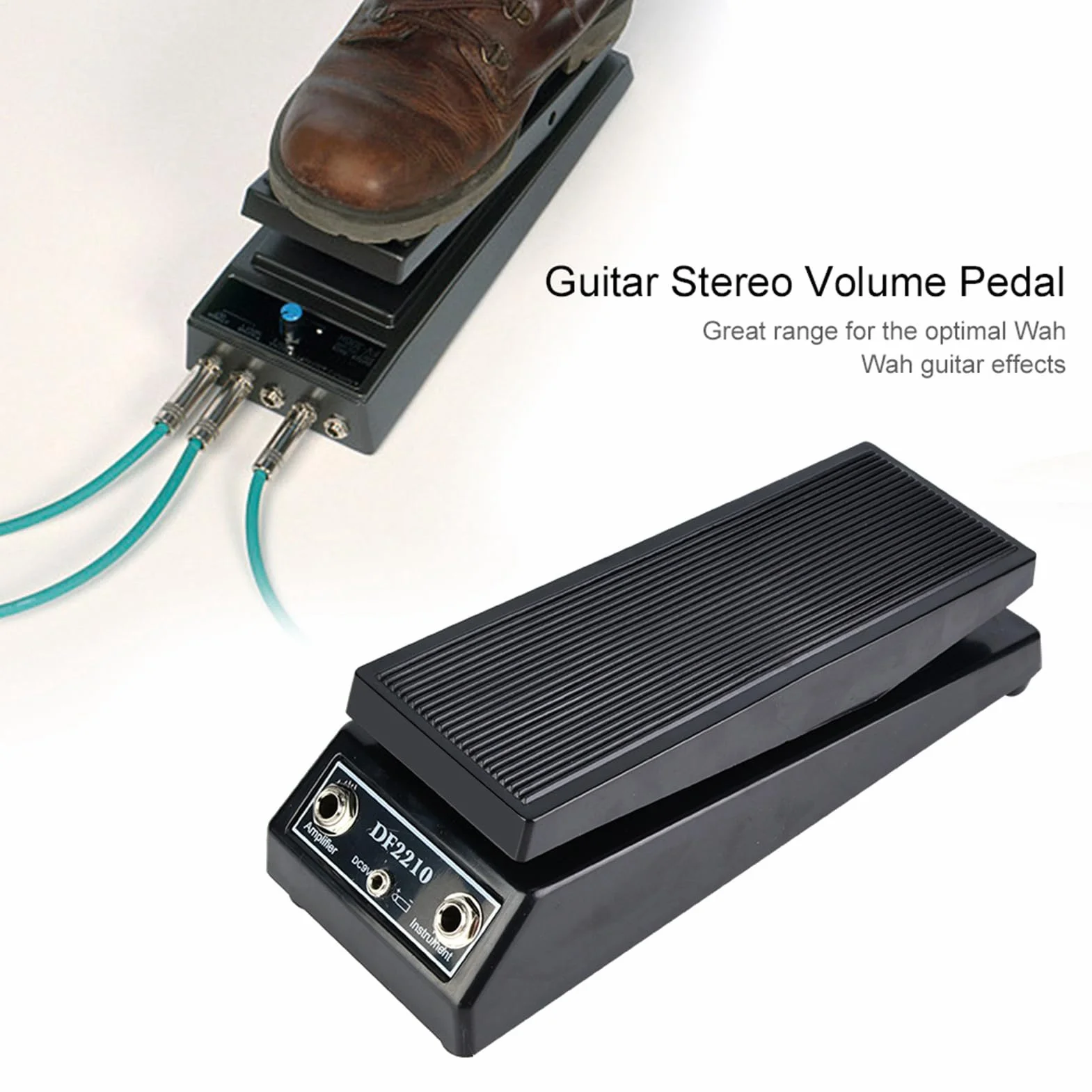 Wah Pedale Chitarra Chitarra Wah Pedale Wah Effetto Pedale con Effetto Wah Classico e Pulsante On/Off Controllato a Piede per Band DJ e Chitarristi