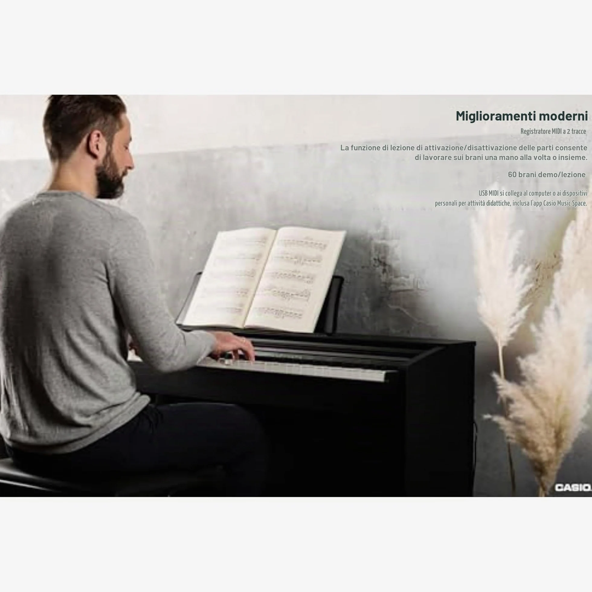 Casio Privia PX770 Pianoforte digitale, Black
