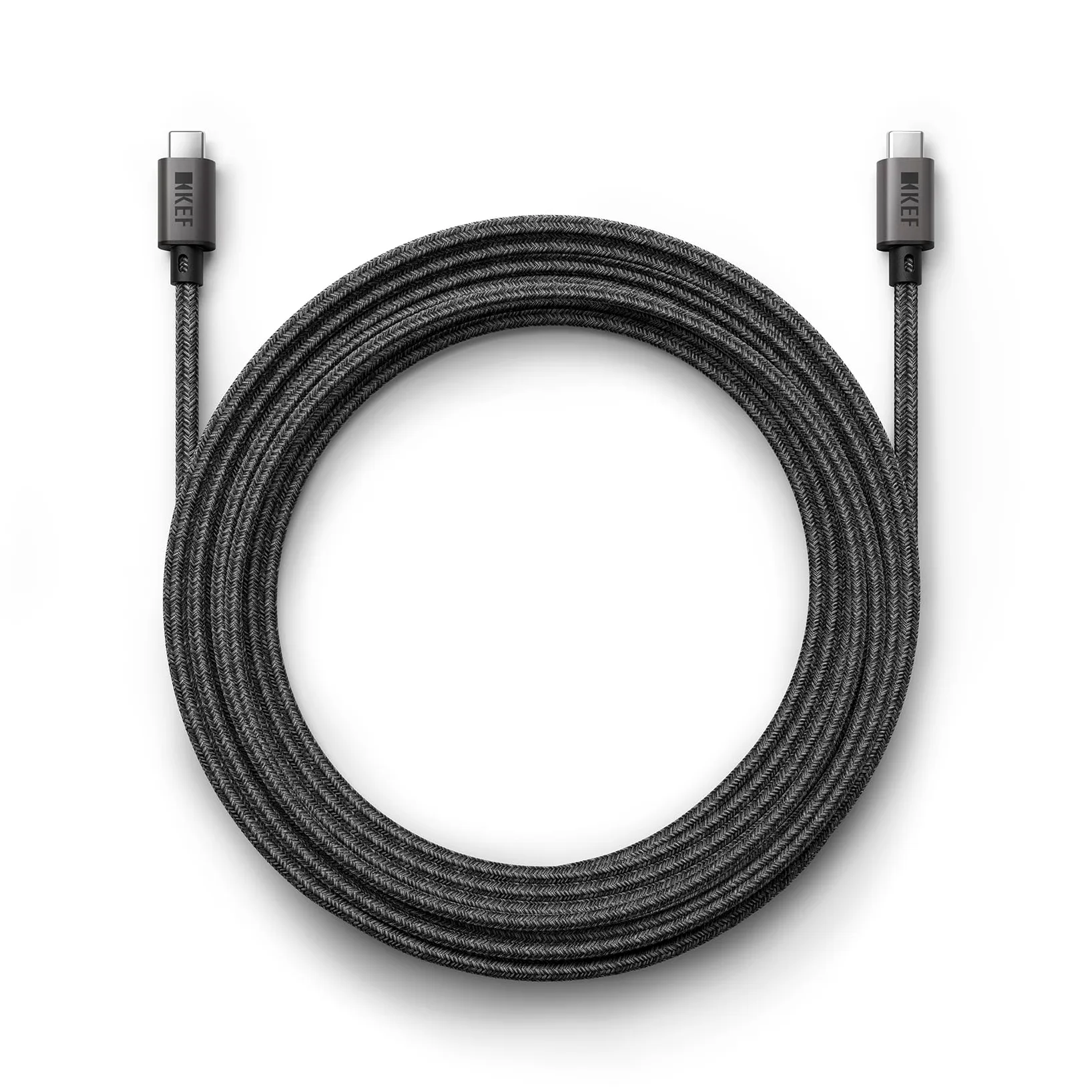 KEF Cavo di interconnessione per LSX II LT e Coda W, Grey | 8 m | alta resistenza