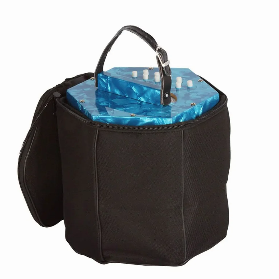 Fisarmonica Concertina Fisarmonica 20 tasti 40 Reed Anglo Style con borsa per il trasporto