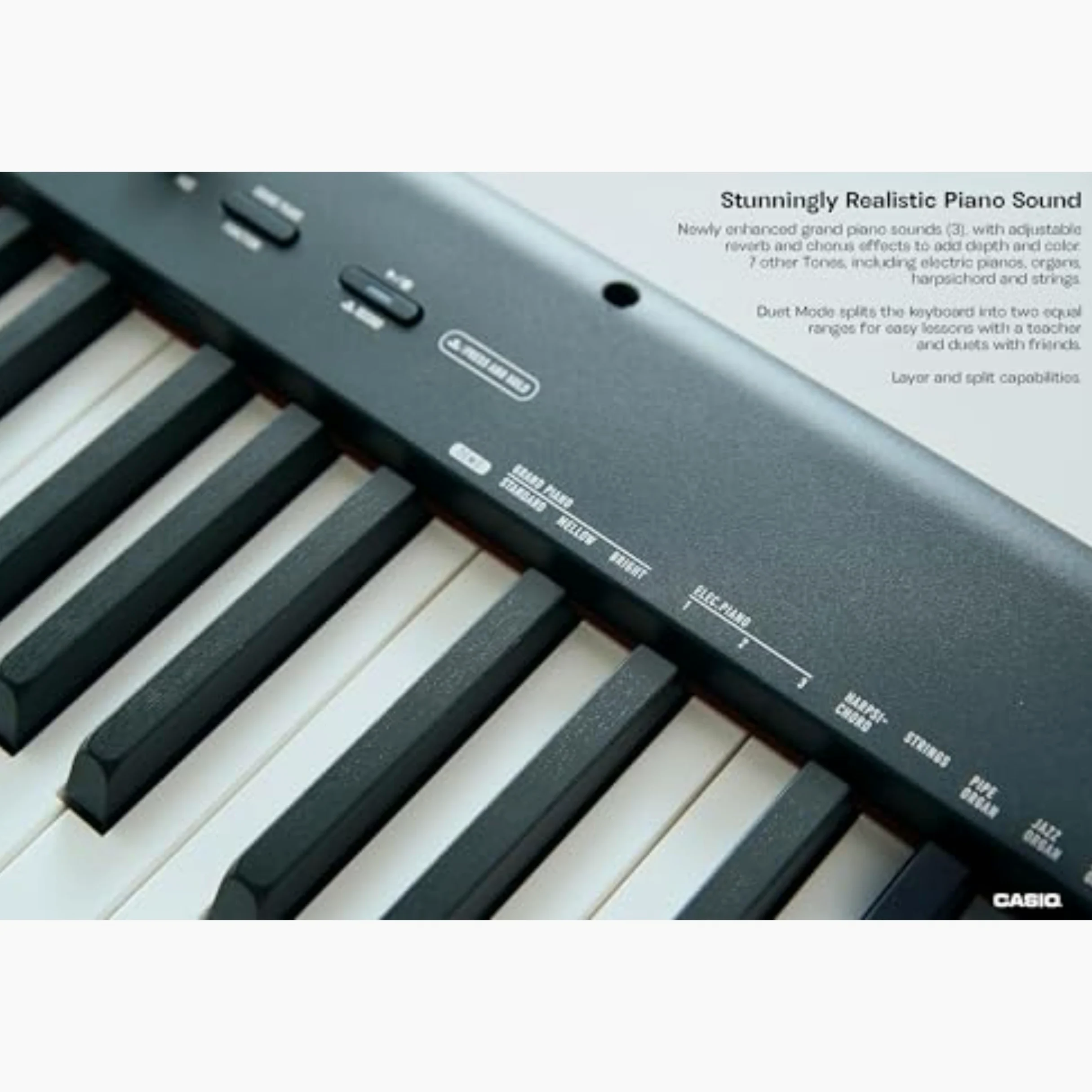 Casio CDPS160 - Pianoforte digitale compatto, colore: Nero