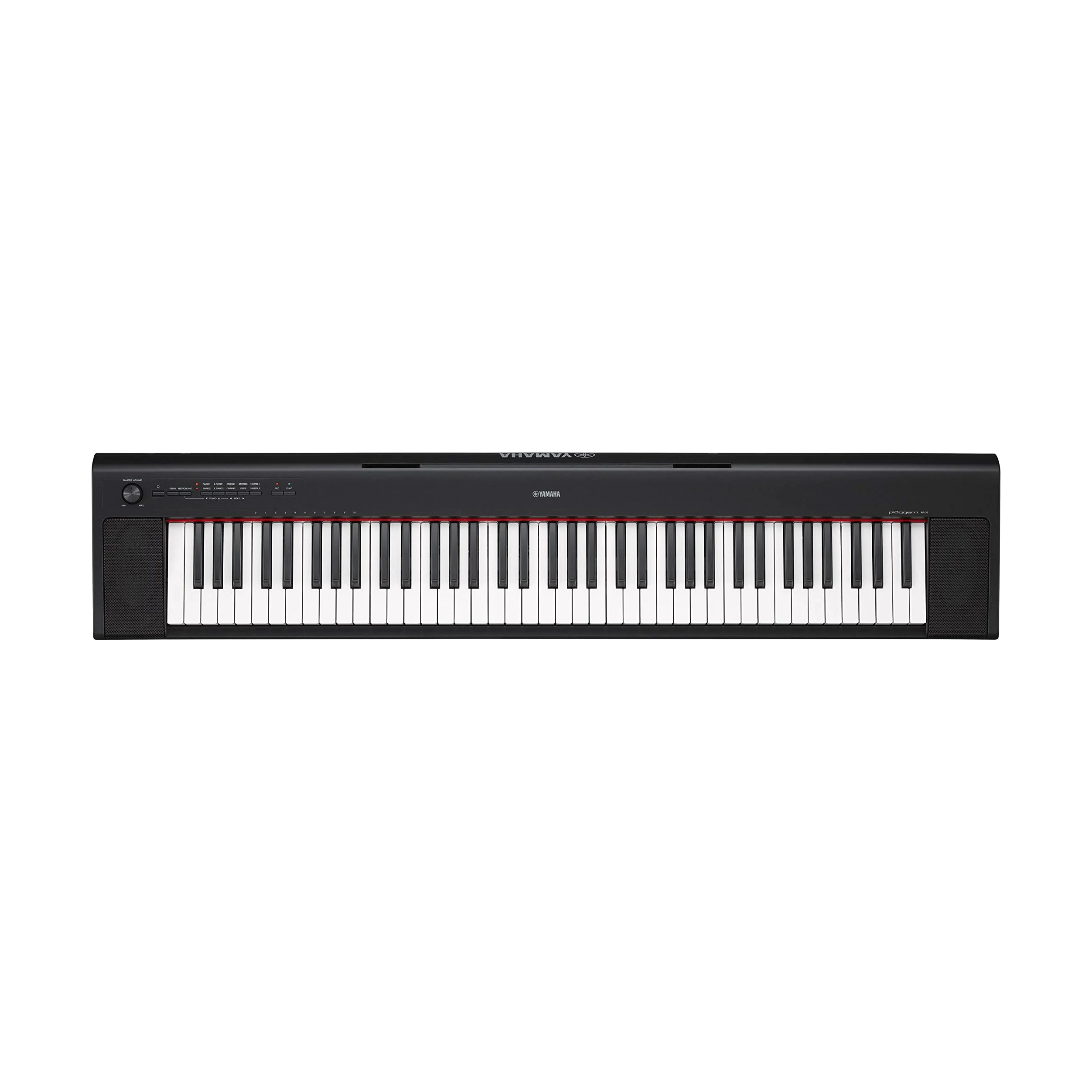 YAMAHA NP-32 Piaggero Slimline Tastiera portatile, finitura nera