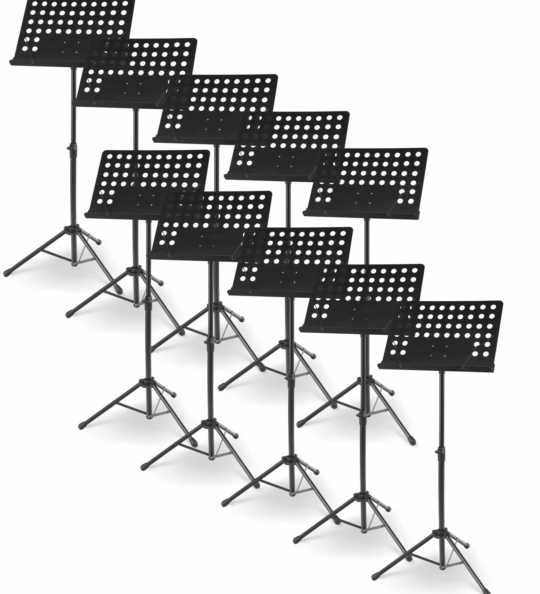 McGrey 11940 Leggio da Orchestra con pianale forato e ferma-spartiti